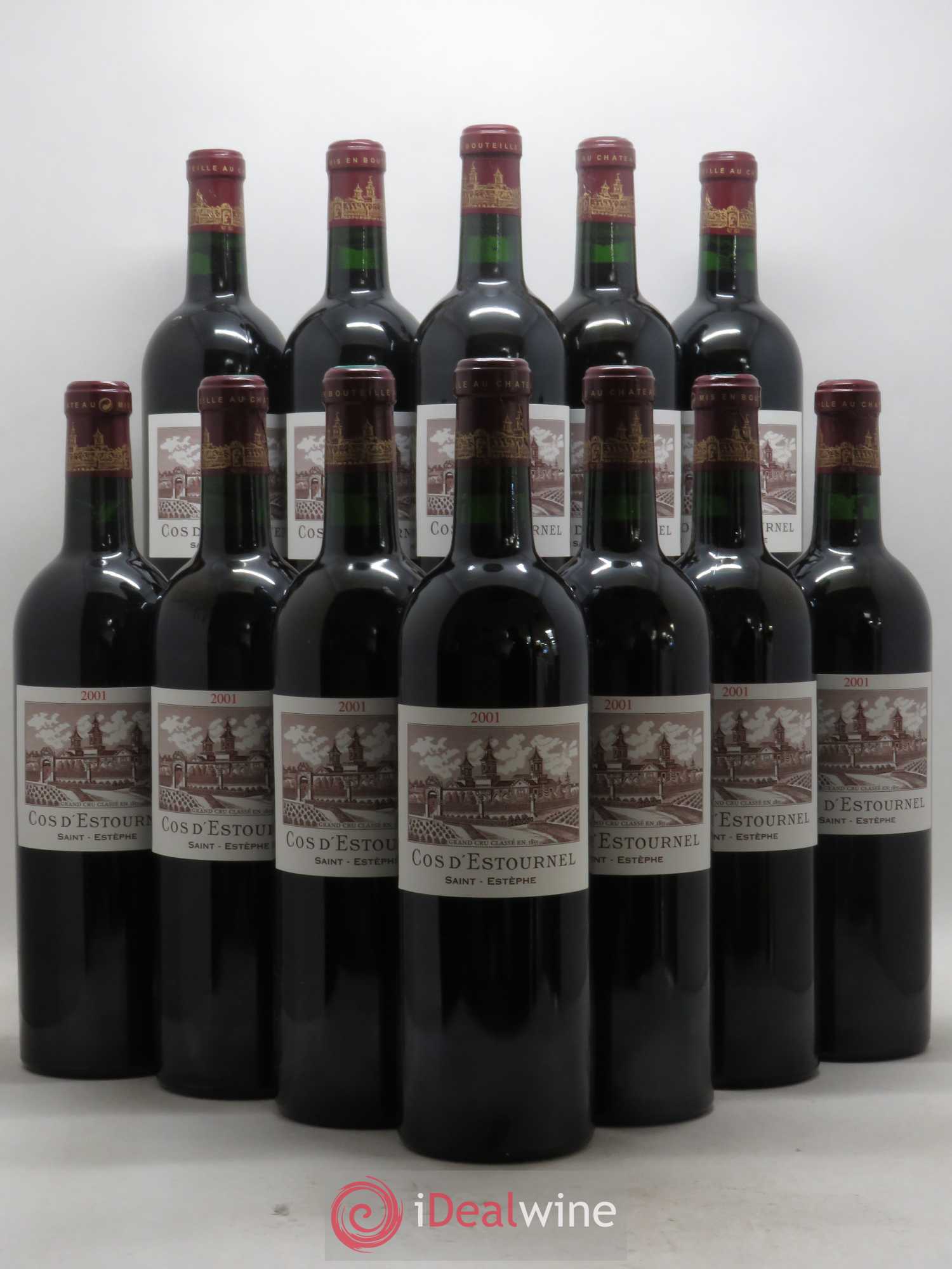 Cos d'Estournel 2ème Grand Cru Classé 2001 - Lot de 12 bouteilles - 0
