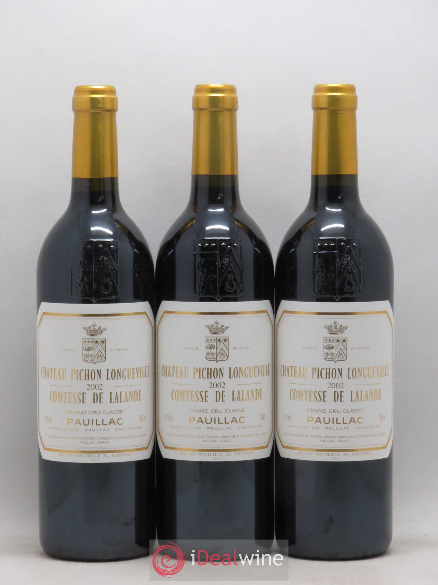 Château Pichon Longueville Comtesse de Lalande 2ème Grand Cru Classé 2002 - Lot de 12 bouteilles - 1
