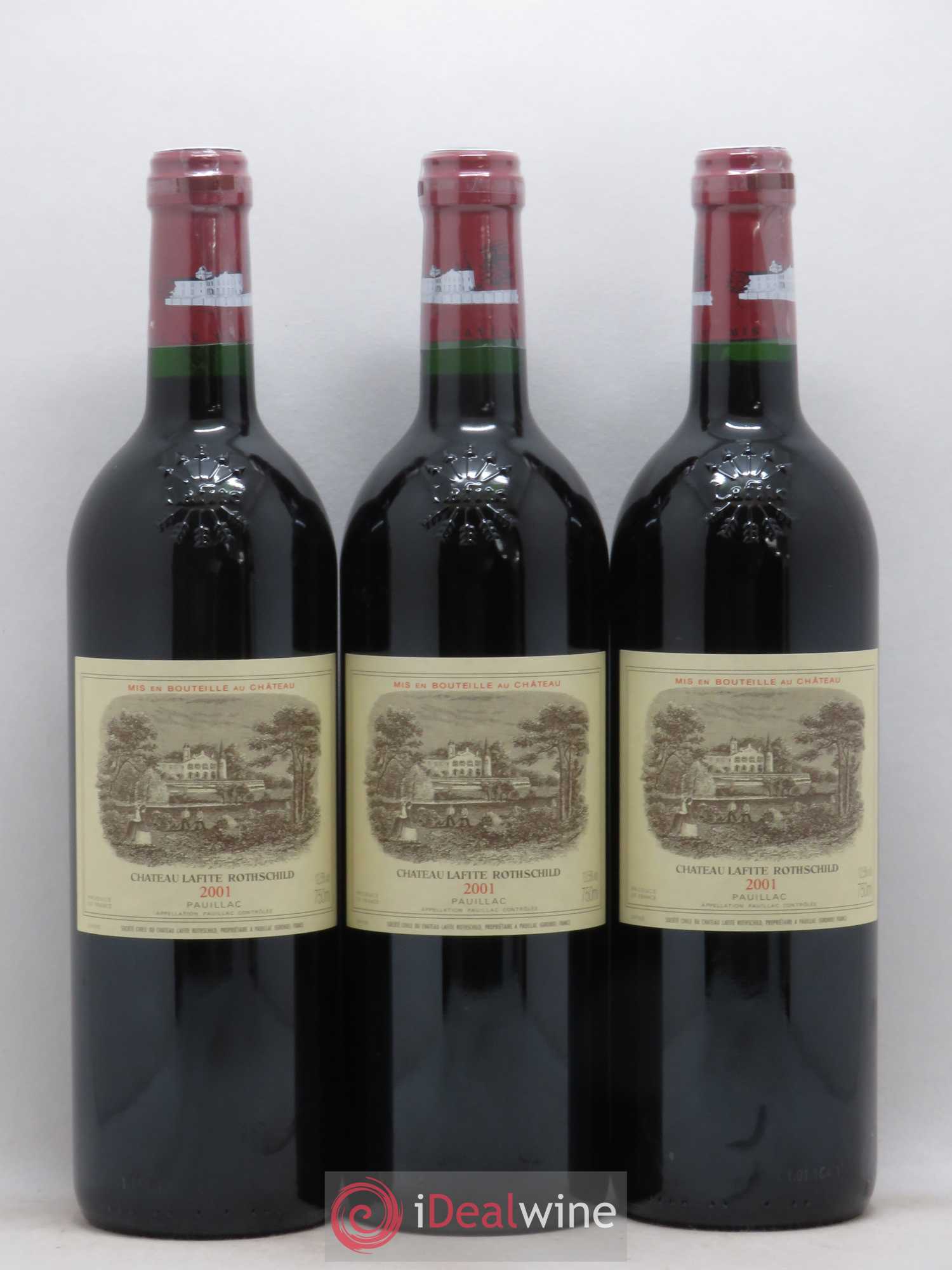 Château Lafite Rothschild 1er Grand Cru Classé 2001 - Lot de 6 bouteilles - 1