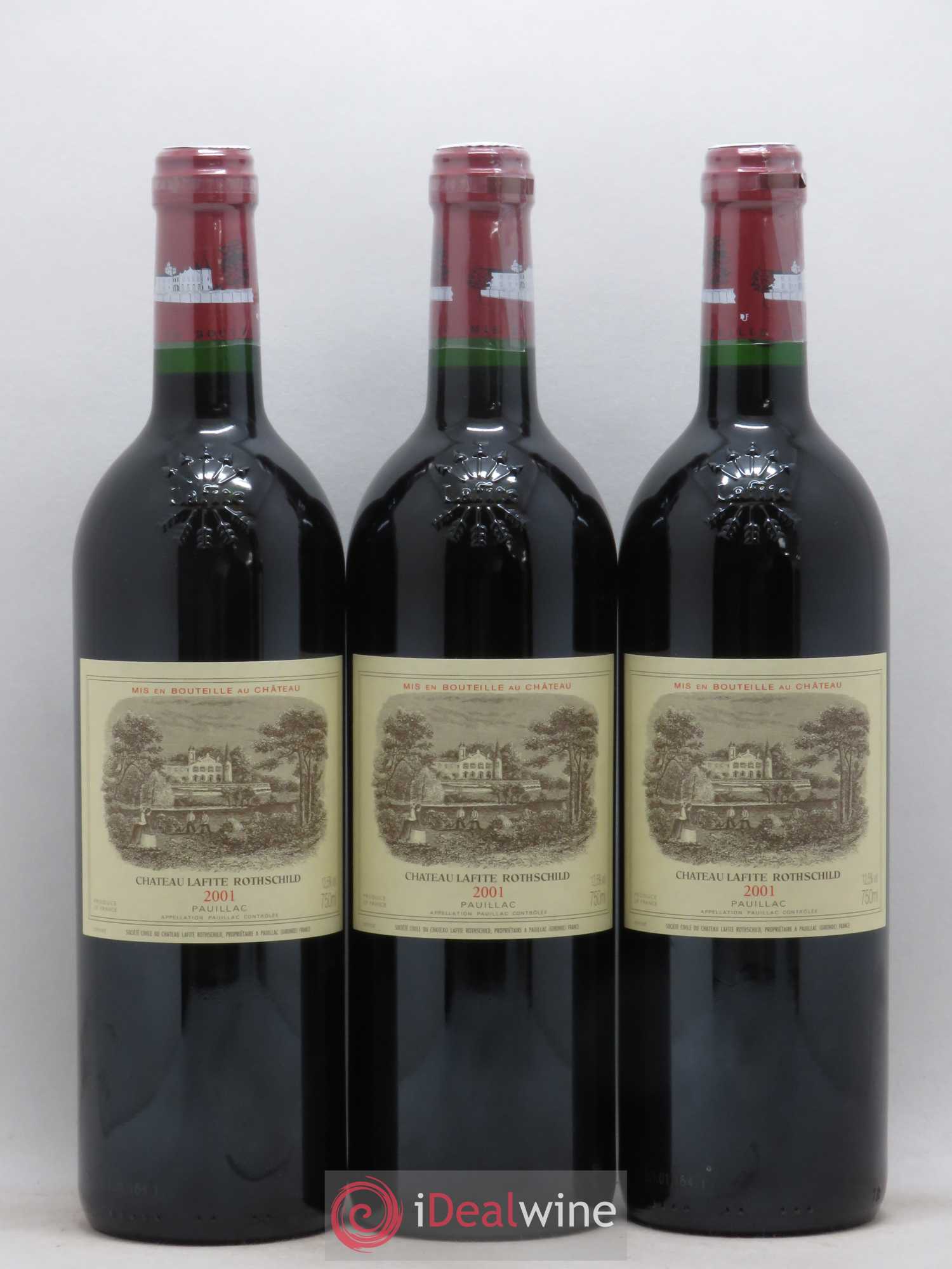 Château Lafite Rothschild 1er Grand Cru Classé 2001 - Lot de 6 bouteilles - 2
