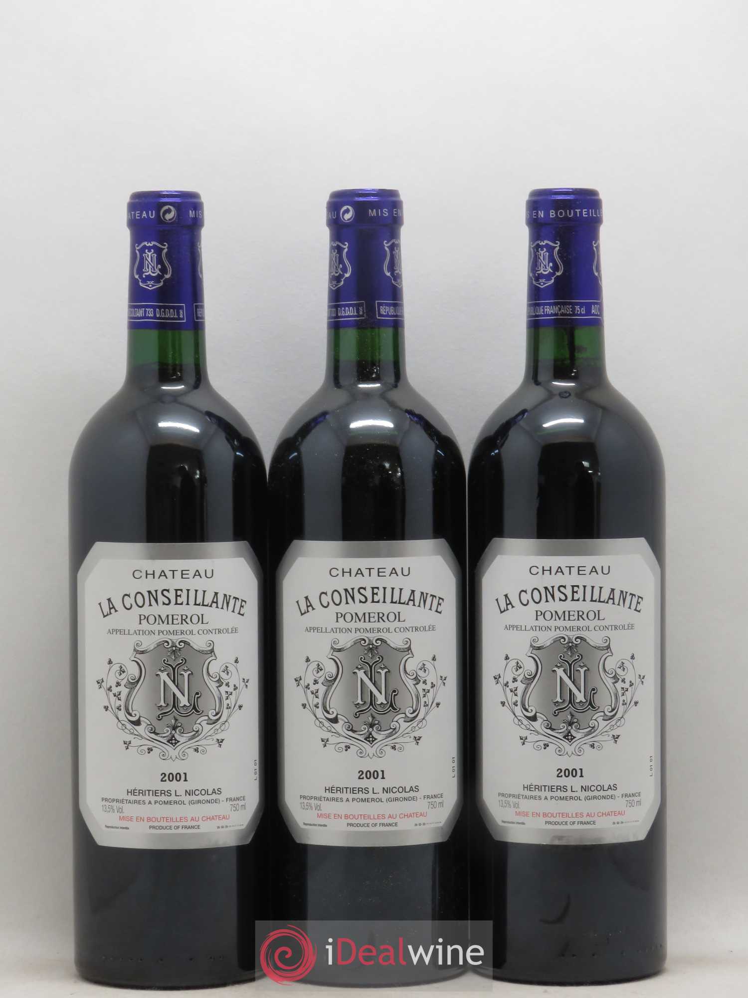 Château la Conseillante 2001 - Lot de 6 bouteilles - 2