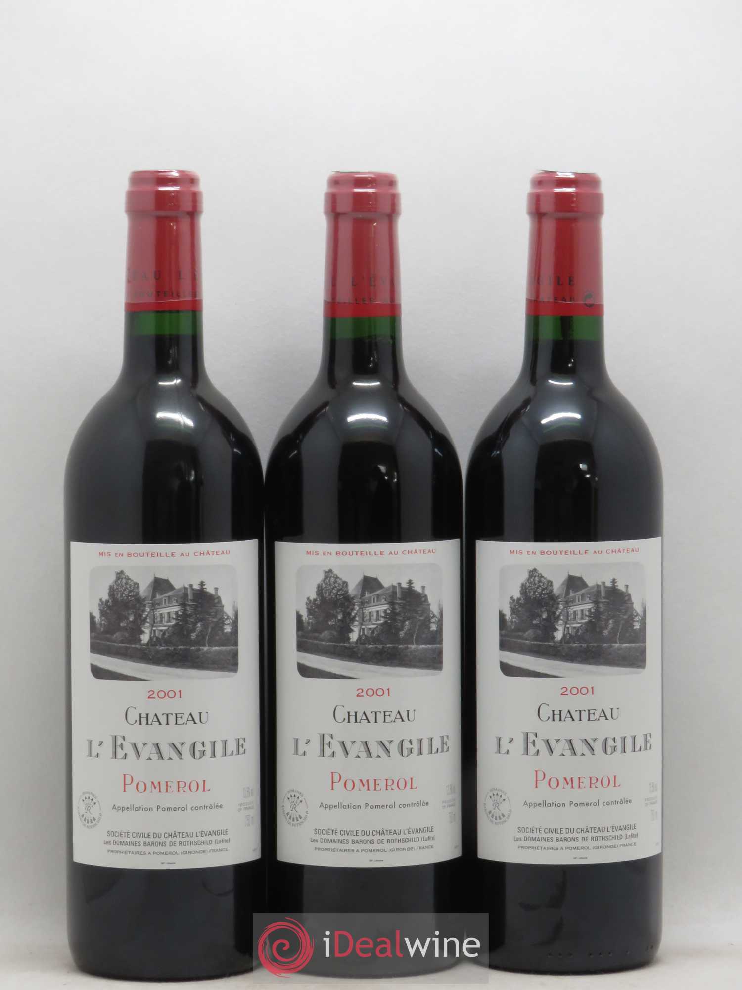 Château l' Évangile 2001 - Lot de 6 bouteilles - 1