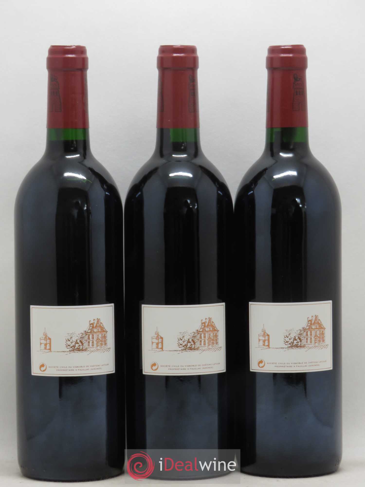 Château Latour 1er Grand Cru Classé 1995 - Lot de 3 bouteilles - 1