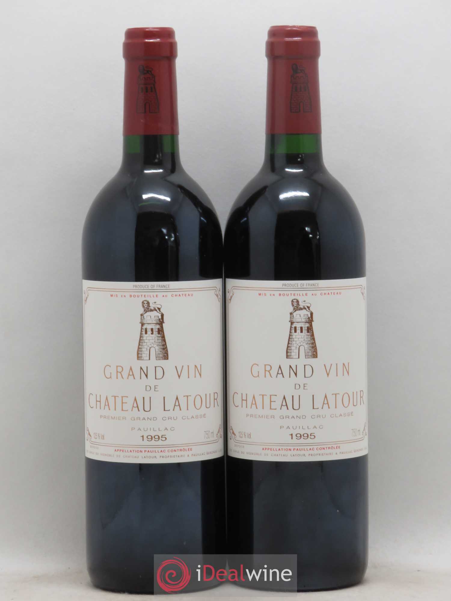 Château Latour 1er Grand Cru Classé 1995 - Lot de 2 bouteilles - 0