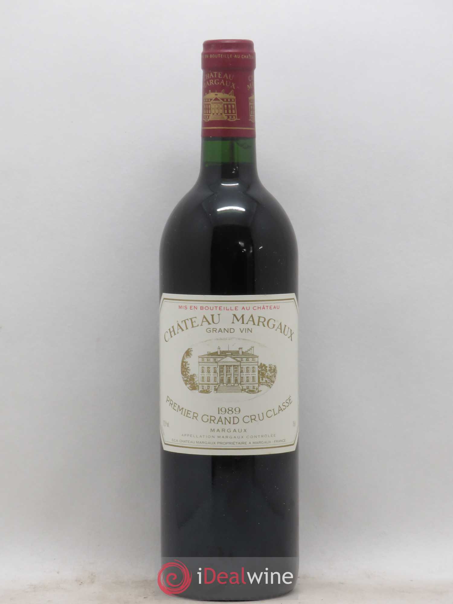 Château Margaux 1er Grand Cru Classé 1989 - Lot de 1 bouteille - 0