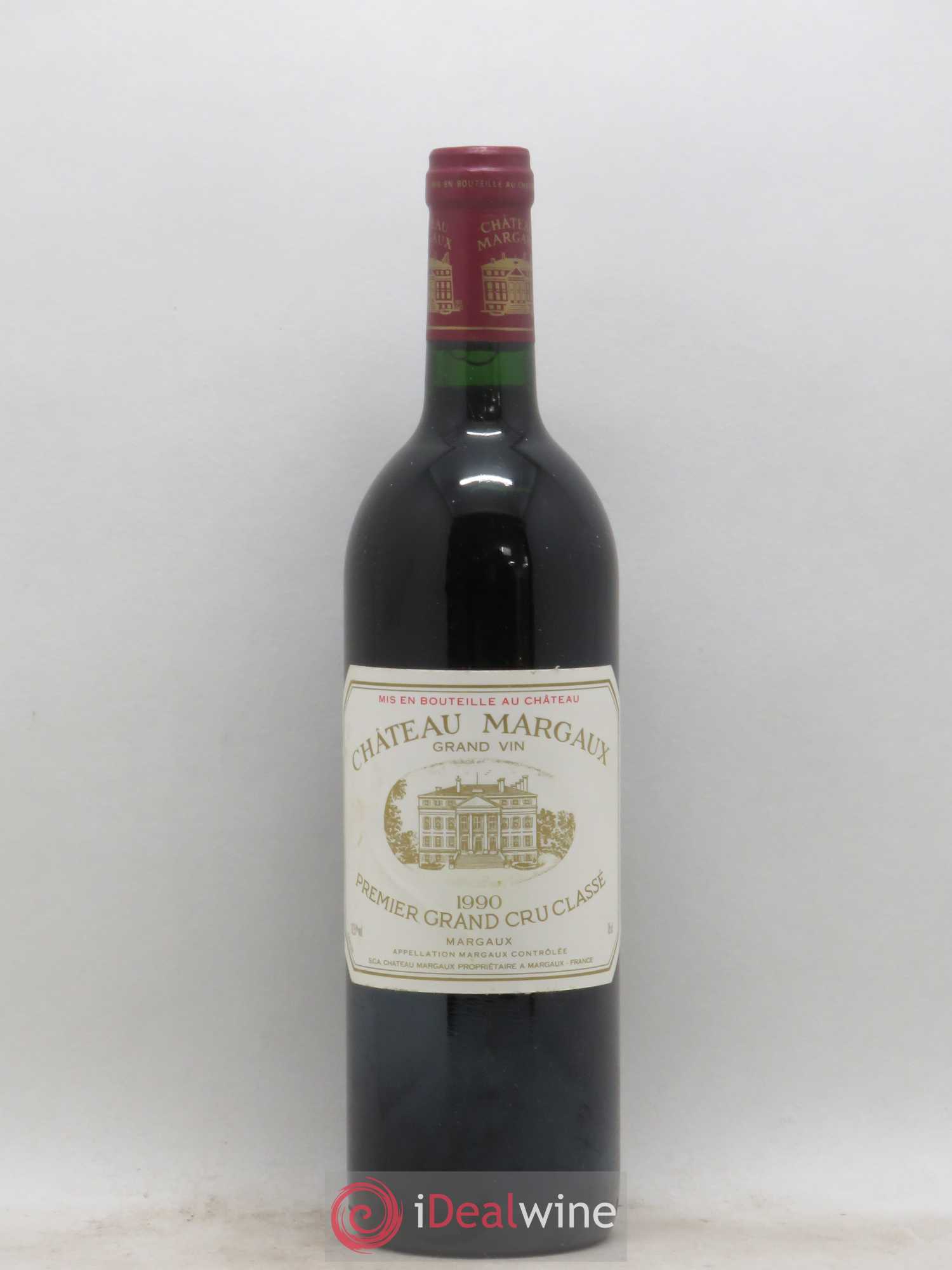 Château Margaux 1er Grand Cru Classé 1990 - Lot de 1 bouteille - 0