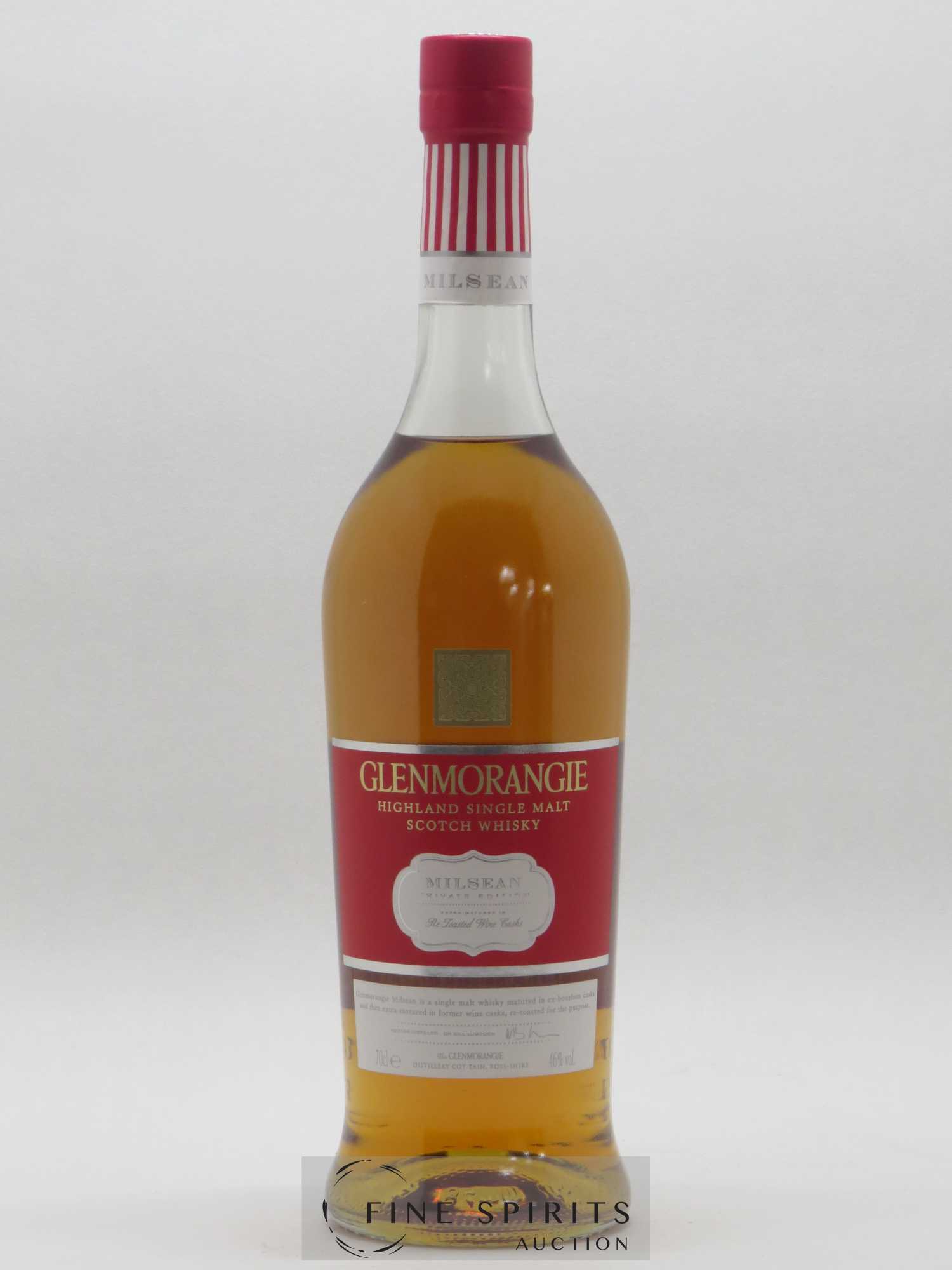 Glenmorangie Of. Milsean Re-Toasted Wine Casks - 7th Release Private Edition - Lot de 1 bouteille - 1