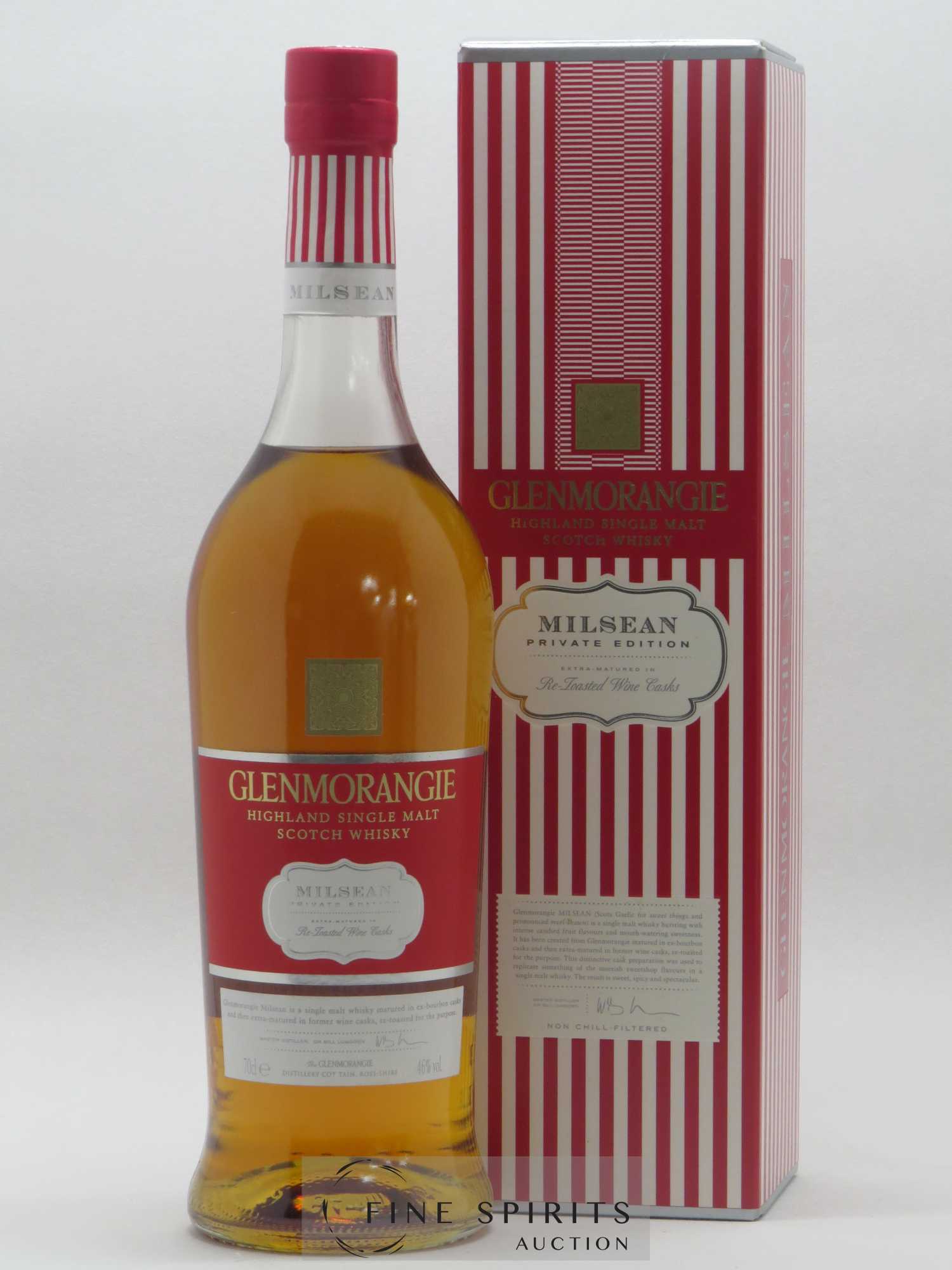 Glenmorangie Of. Milsean Re-Toasted Wine Casks - 7th Release Private Edition - Lot de 1 bouteille - 0