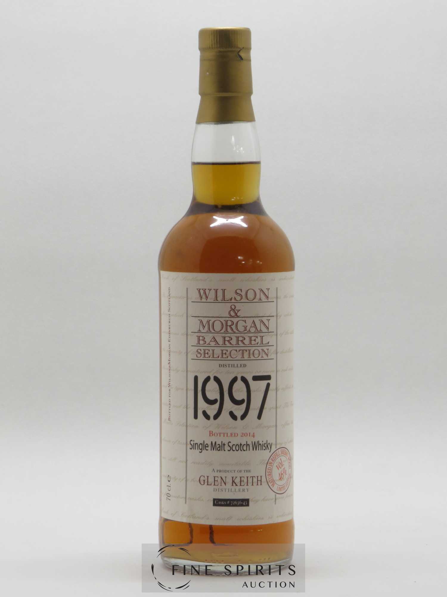 Glen Keith 1997 Of. Cask n° 72636-43 - bottled 2014 Wilson & Morgan Barrel Selection Limited Edition - Lot de 1 bouteille - 1