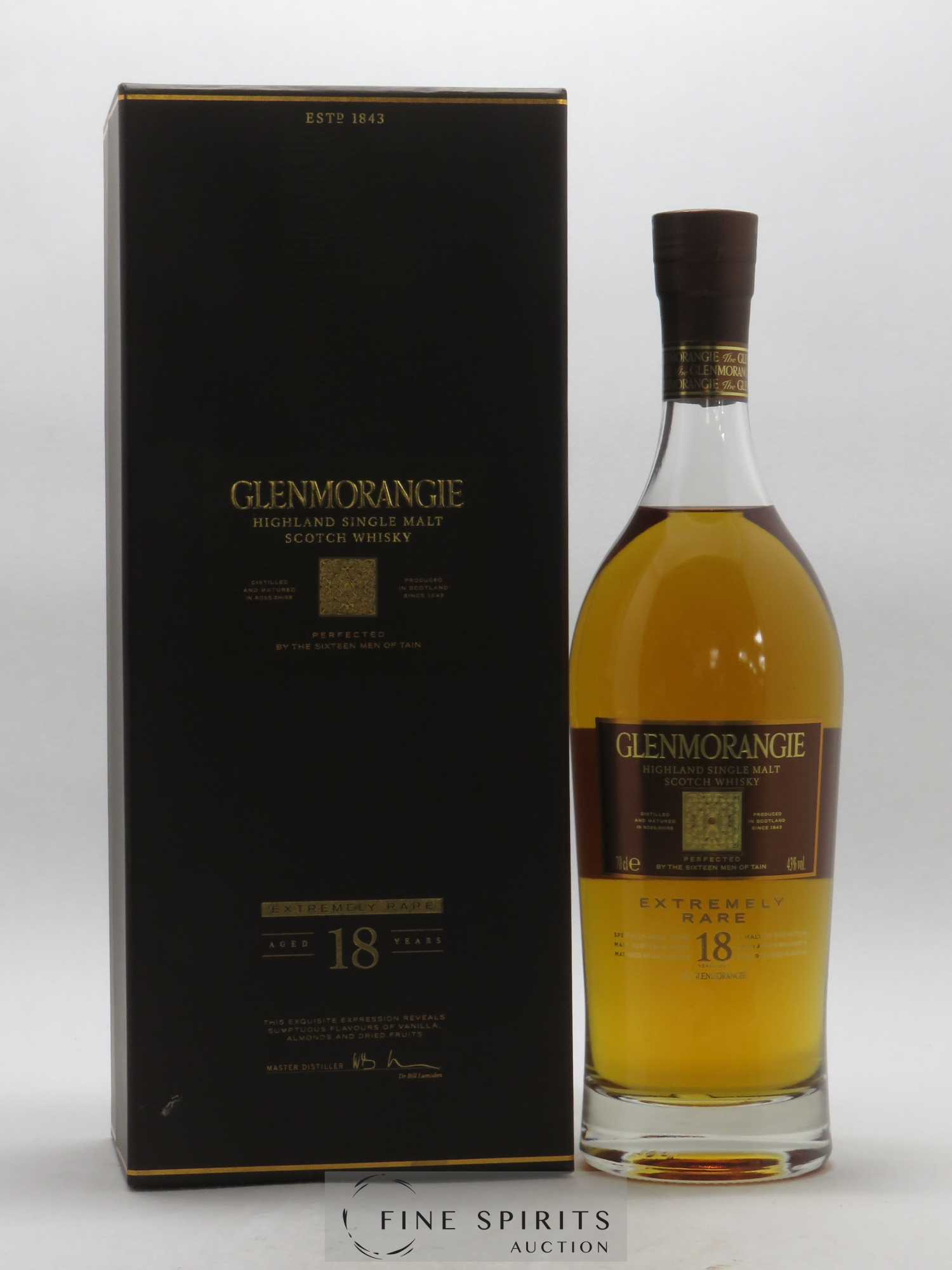 Glenmorangie 18 years Of. Extremely Rare Perfected by the Sixteen Men of Tain - Lot de 1 bouteille - 0