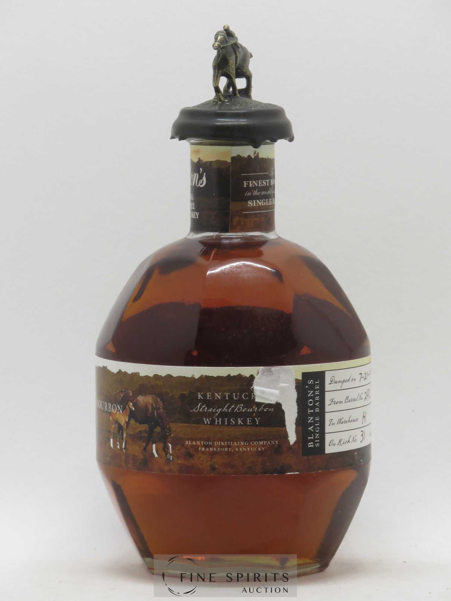 Blanton's Of. The Farm Single Barrel n°292 dumped on 2014 - bottled 2015 LMDW Kentucky Edition - Lot de 1 bouteille - 3