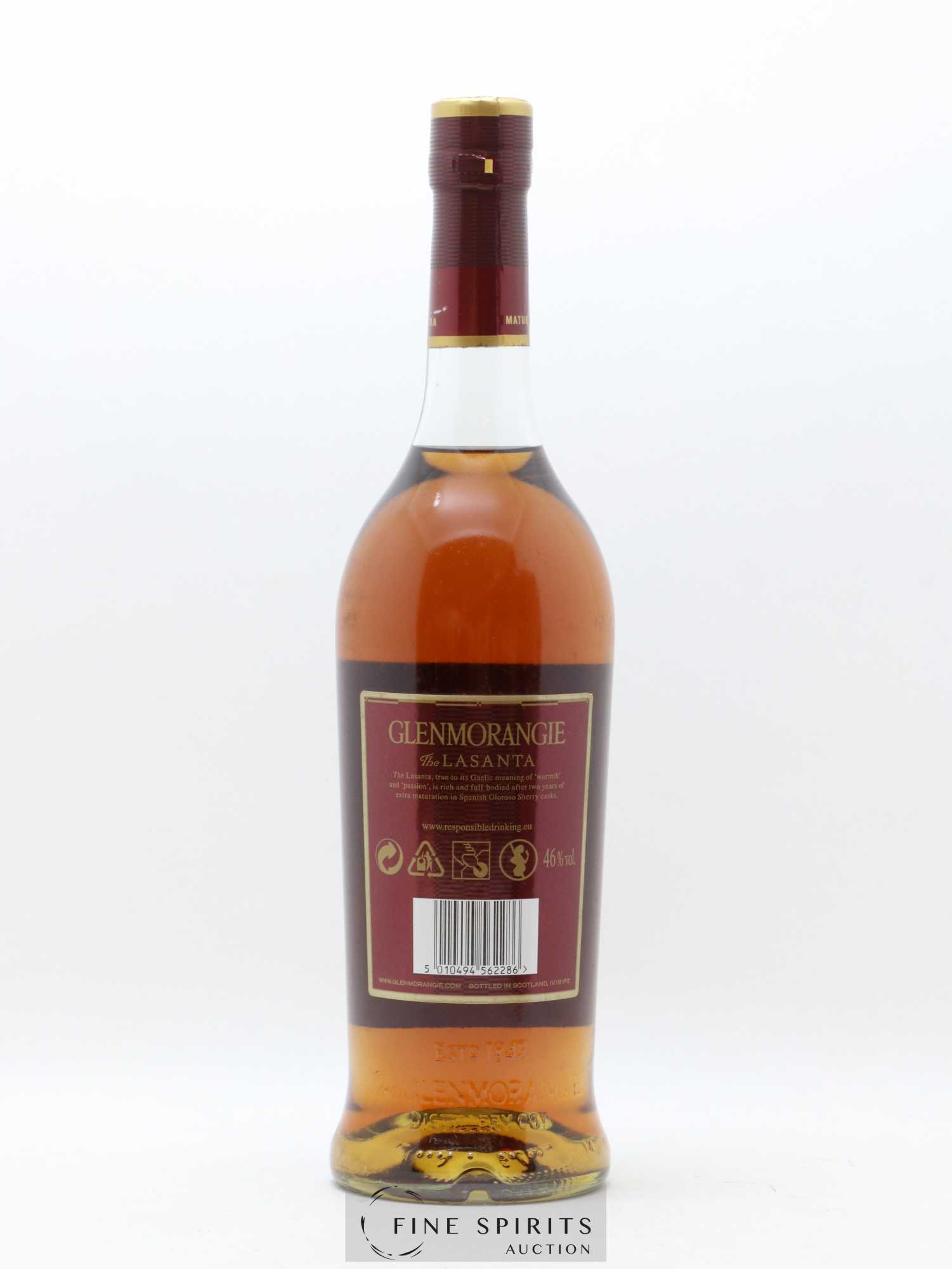 Glenmorangie 12 years Of. The Lasanta Finished in Oloroso Sherry Casks Extra Matured - Lot de 1 bouteille - 2
