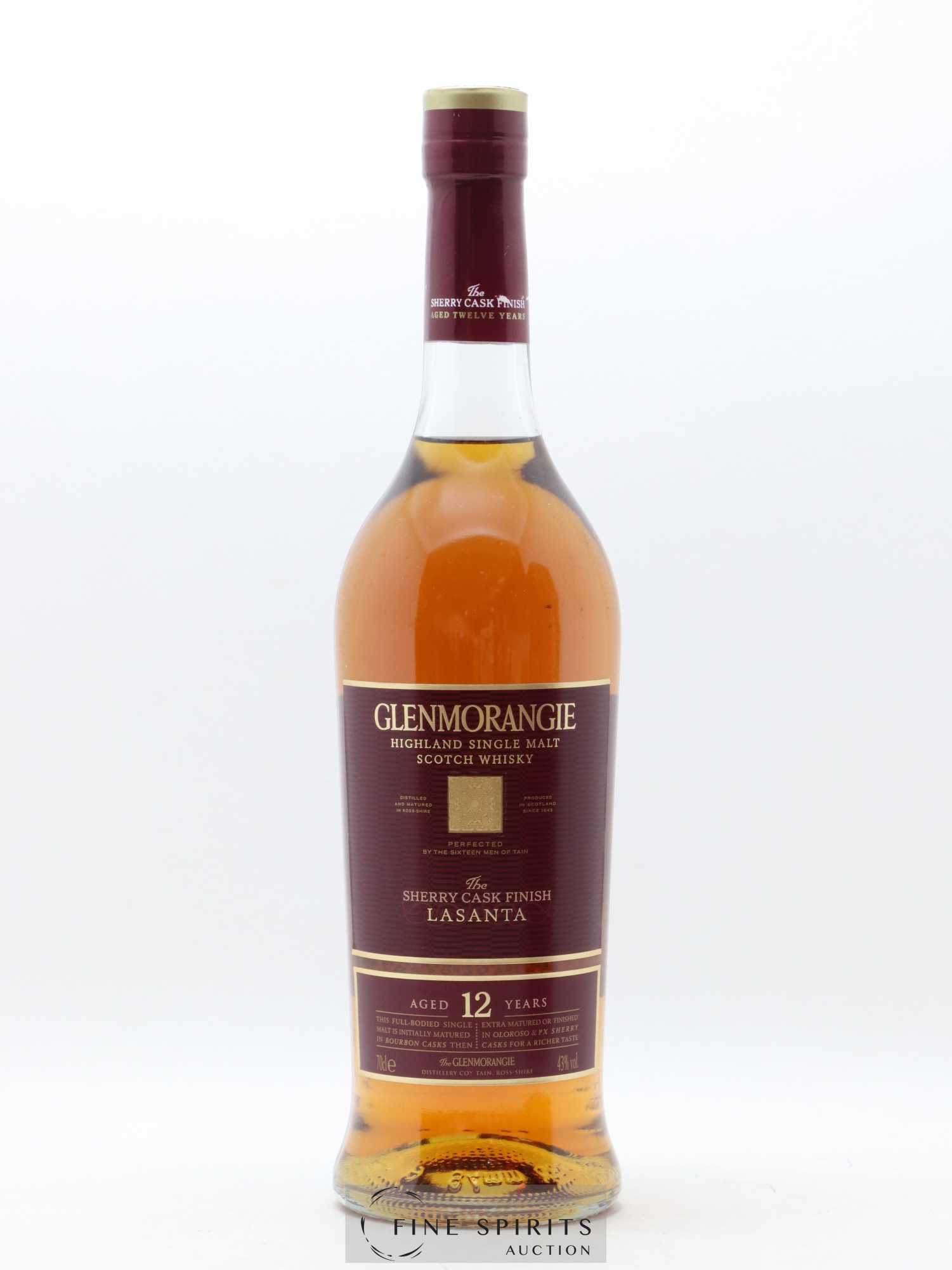 Glenmorangie 12 years Of. The Lasanta Finished in Oloroso & PX Sherry Casks - Lot de 1 bouteille - 1