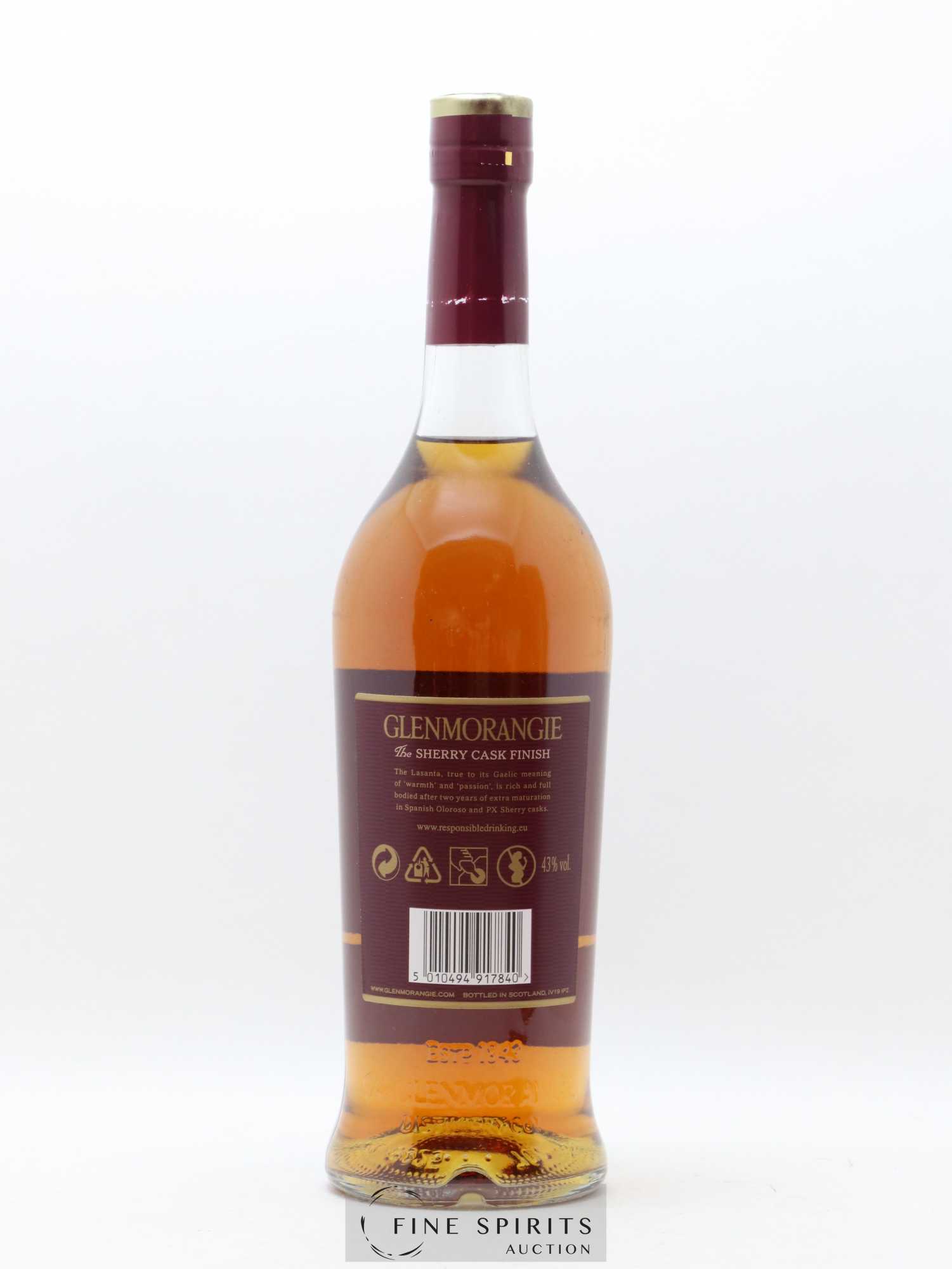 Glenmorangie 12 years Of. The Lasanta Finished in Oloroso & PX Sherry Casks - Lot de 1 bouteille - 2