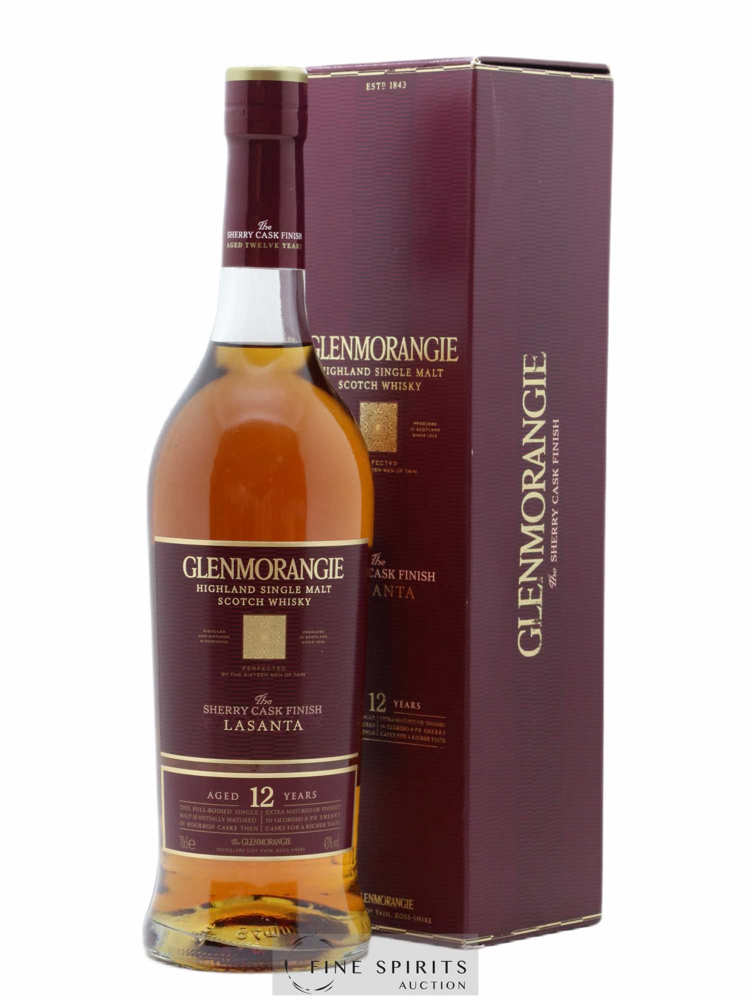 Glenmorangie 12 years Of. The Lasanta Finished in Oloroso & PX Sherry Casks - Lot de 1 bouteille - 0