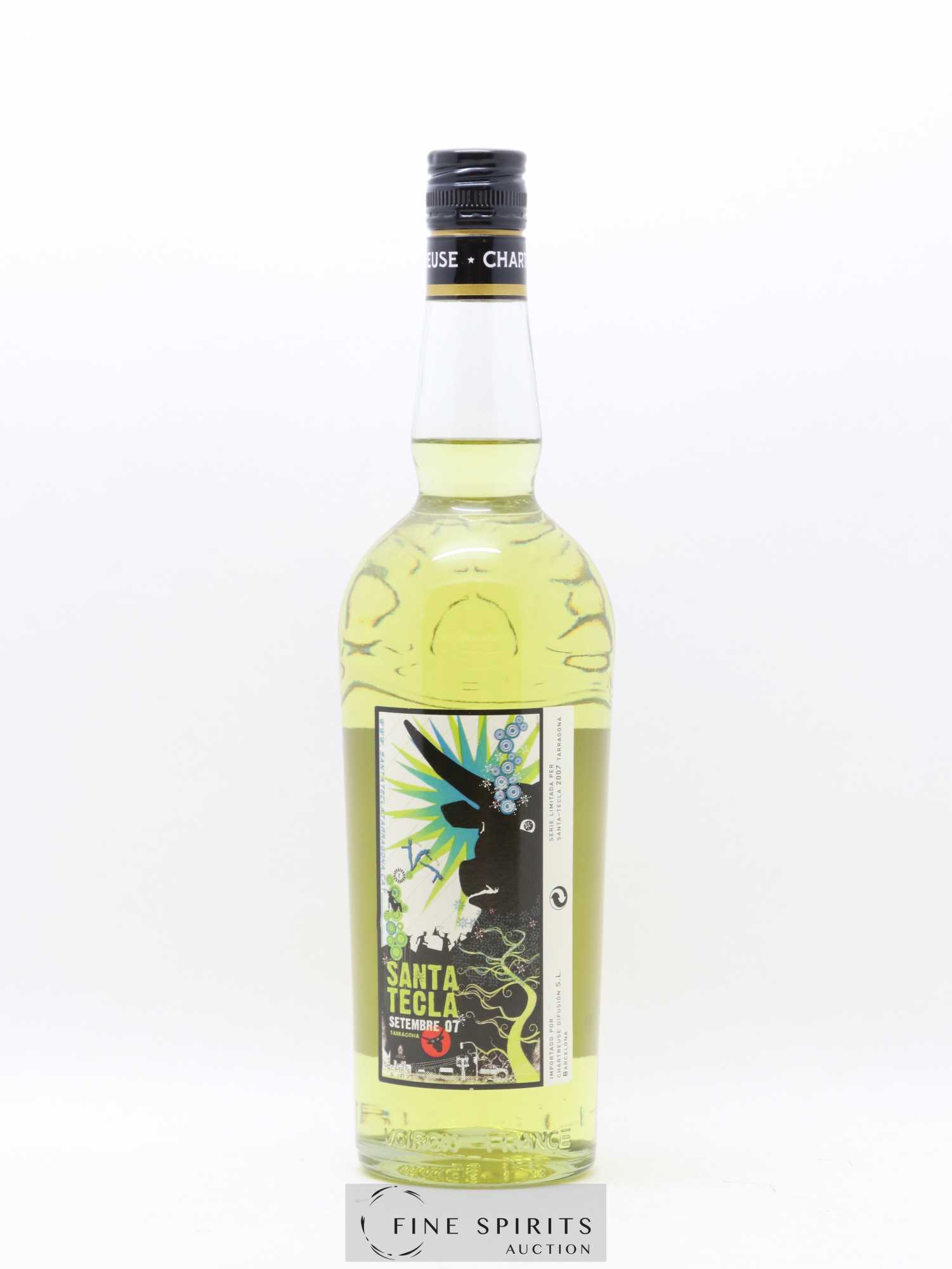 Chartreuse Of. Jaune Santa Tecla 2007 Chartreuse Diffusion Serie Limitada - Lot de 1 bouteille - 1