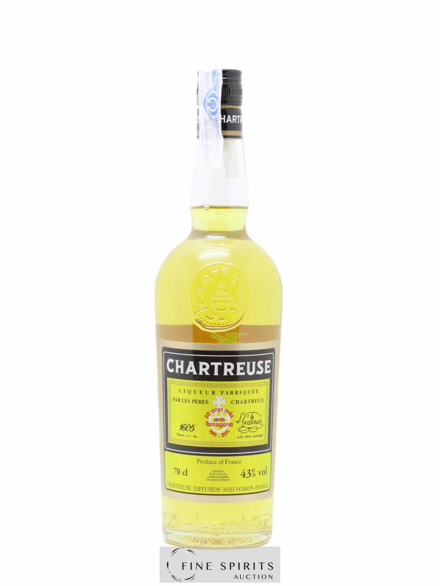 Chartreuse Of. Jaune Santa Tecla 2011 Chartreuse Diffusion Serie Limitada - Lot de 1 bouteille - 0