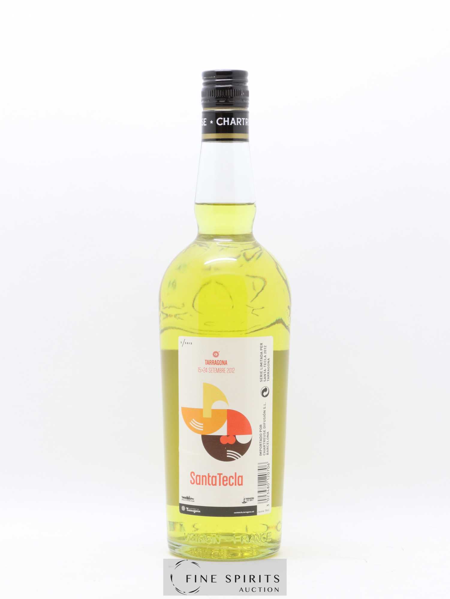 Chartreuse Of. Jaune Santa Tecla 2012 Chartreuse Diffusion Serie Limitada - Posten von 1 Flasche - 1