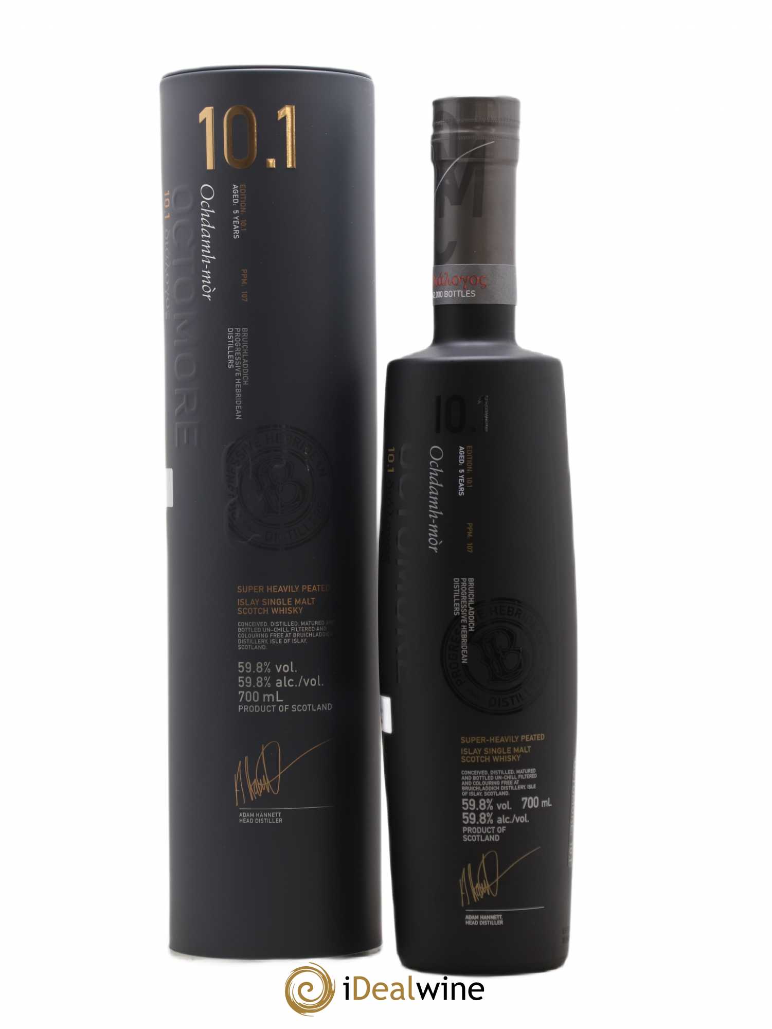Octomore 5 years Of. Edition 10.1 Super-Heavily Peated - One of 42000 Limited Edition - Lot de 1 bouteille - 0
