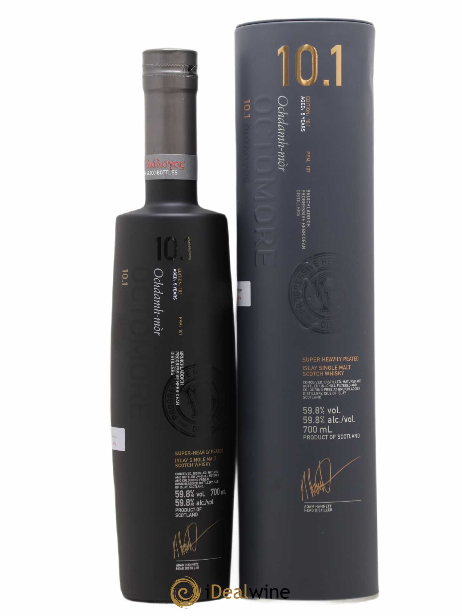 Octomore 5 years Of. Edition 10.1 Super-Heavily Peated - One of 42000 Limited Edition - Lot de 1 bouteille - 0