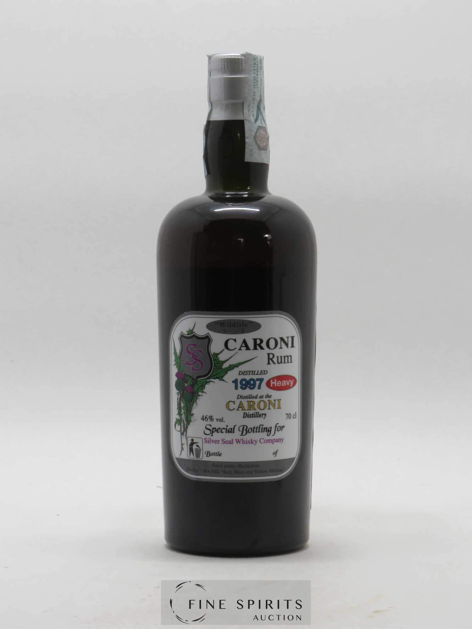 Caroni 1997 Silver Seal Whisky Company Heavy bottled 2011 Wildlife Series n°2 - Lot de 1 bouteille - 2