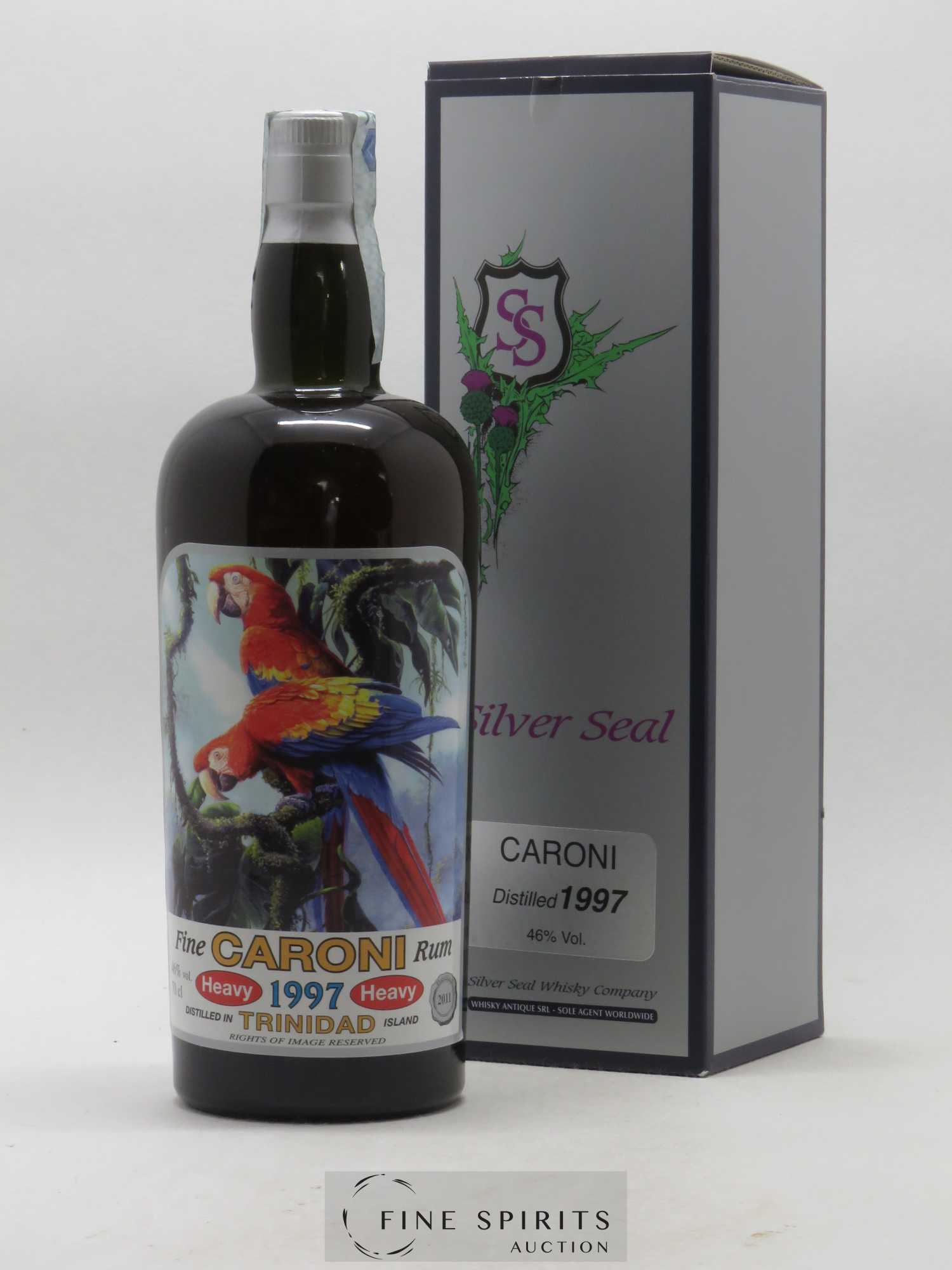 Caroni 1997 Silver Seal Whisky Company Heavy bottled 2011 Wildlife Series n°2 - Lot de 1 bouteille - 0