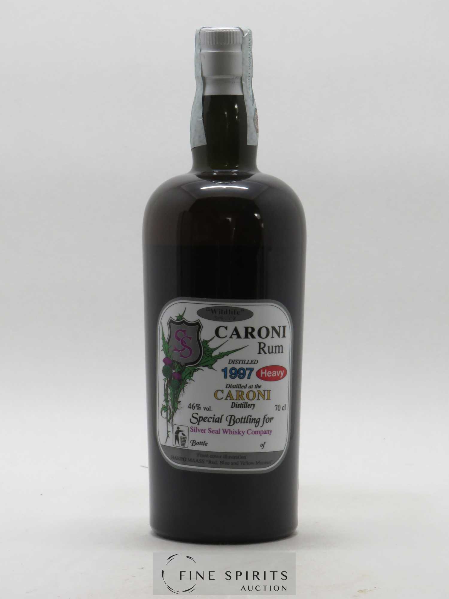 Caroni 1997 Silver Seal Whisky Company Heavy bottled 2011 Wildlife Series n°2 - Lot de 1 bouteille - 2