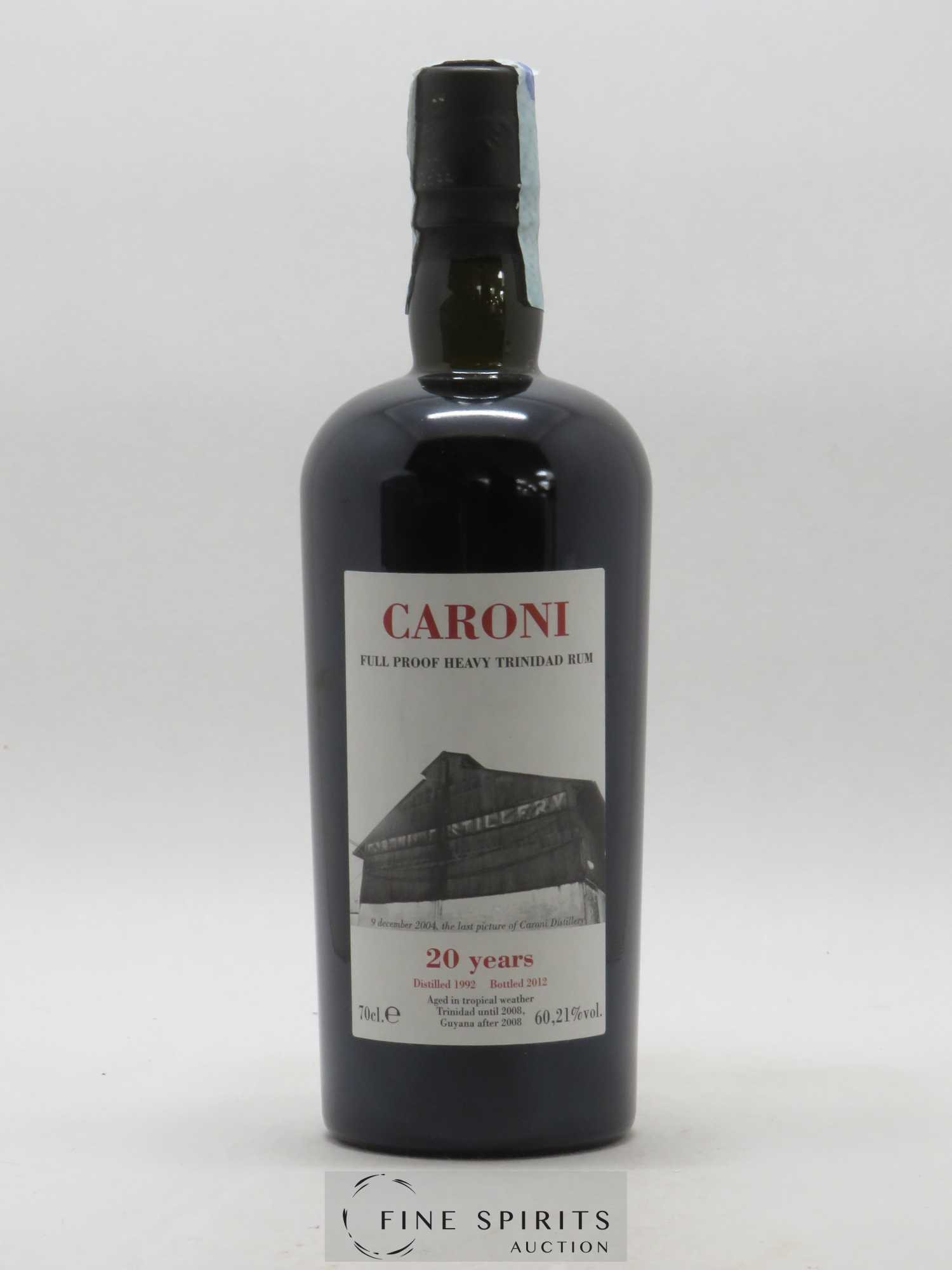 Caroni 20 years 1992 Velier Full Proof 1621 bottles - bottled 2012 - Lot de 1 bouteille - 1