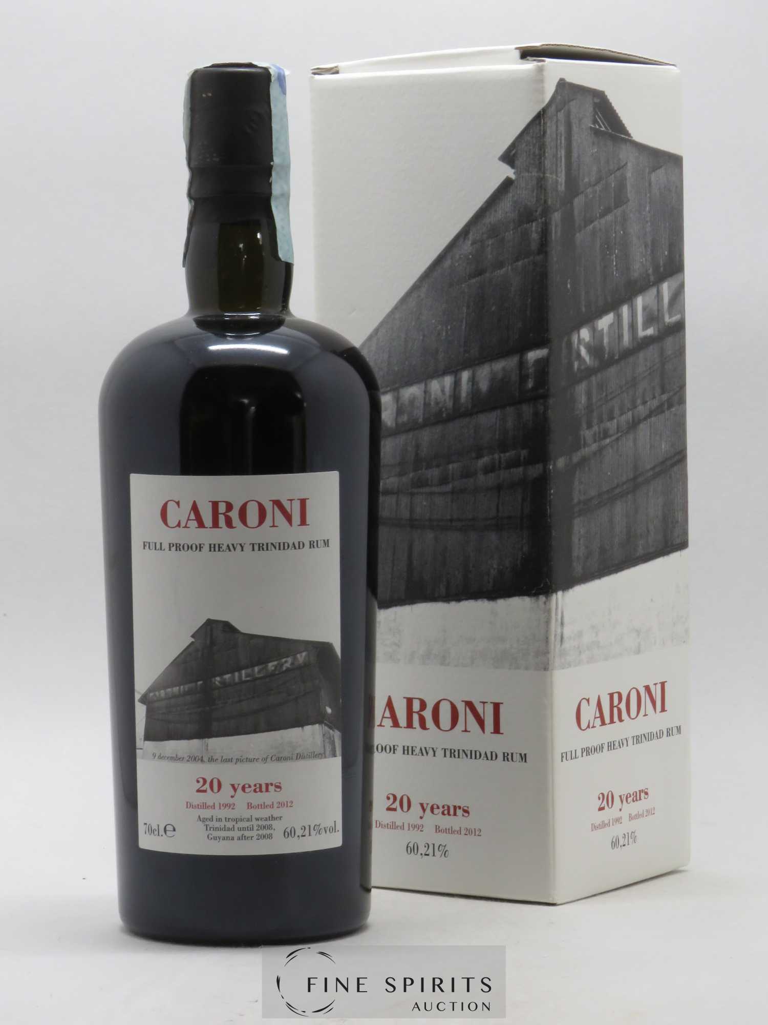 Caroni 20 years 1992 Velier Full Proof 1621 bottles - bottled 2012 - Lot de 1 bouteille - 0