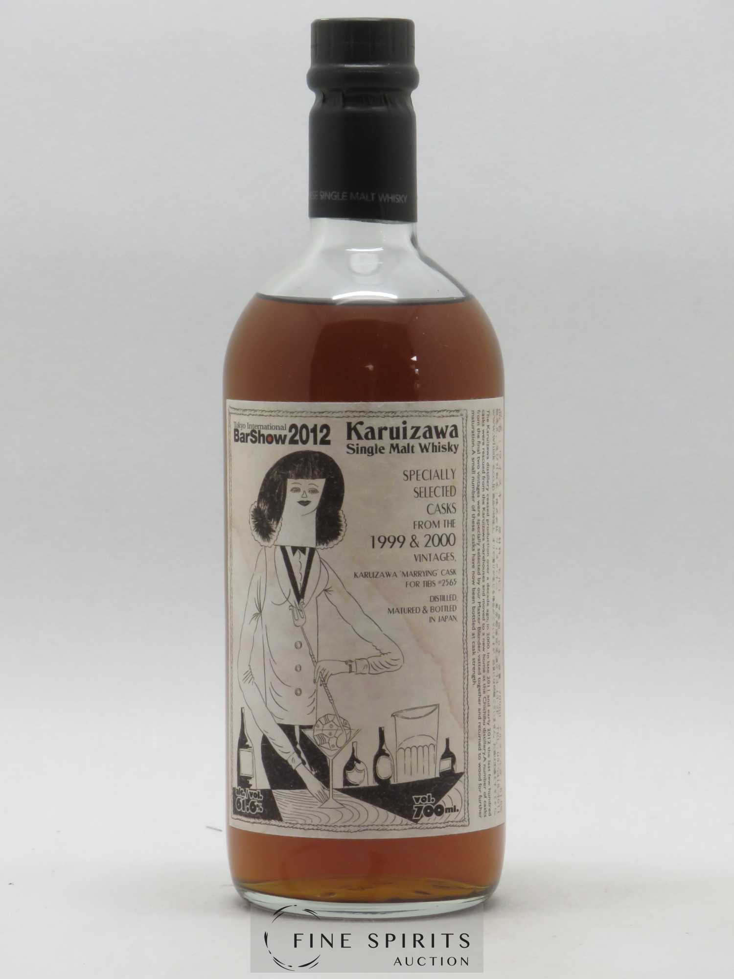 Karuizawa Whisky Live 1999 & 2000 Cask n°2565 Tokyo International Barshow 2012 - Lot de 1 bouteille - 0