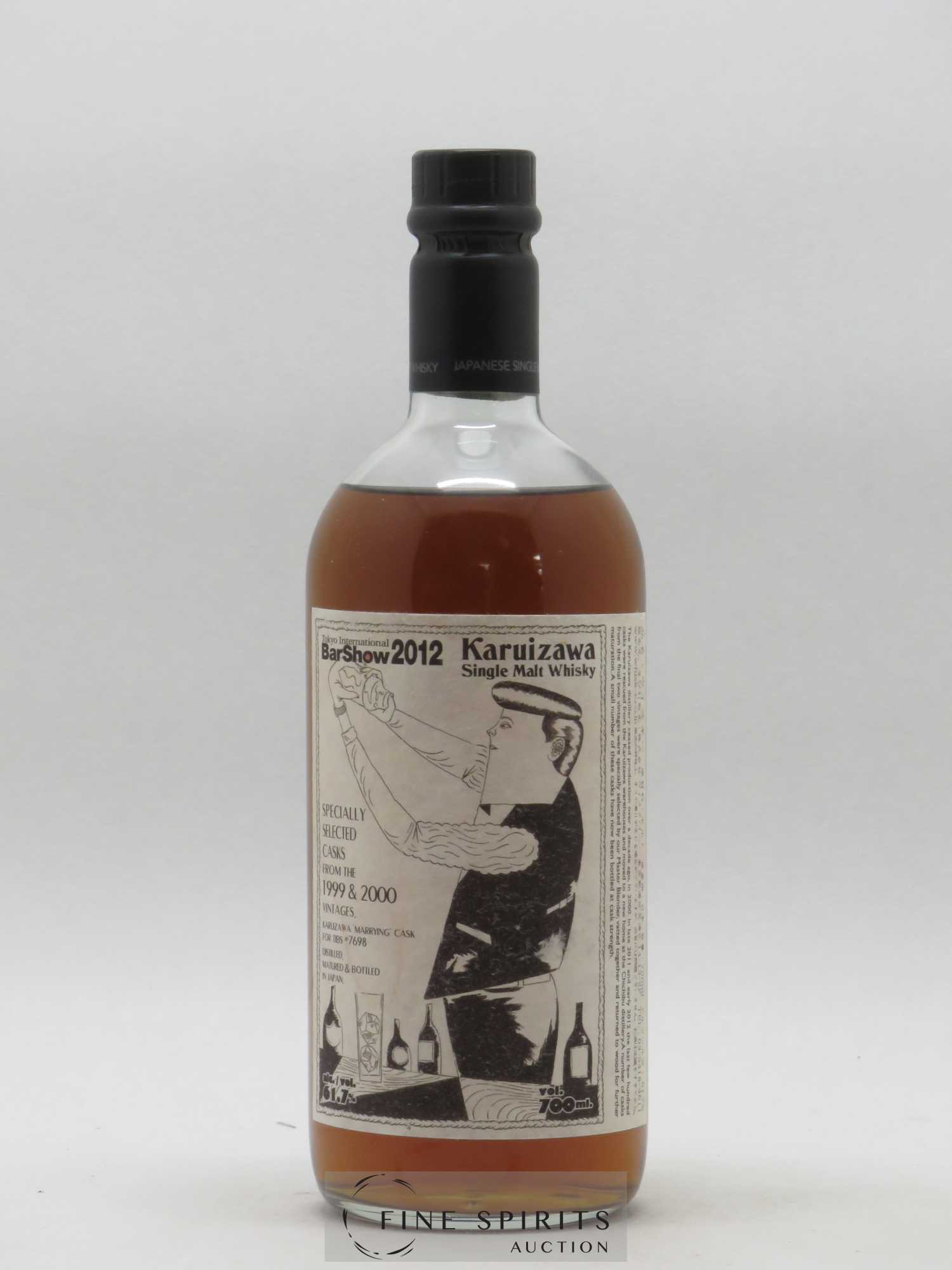 Karuizawa Whisky Live 1999 & 2000 Cask n°7698 Tokyo International Barshow 2012 - Lot de 1 bouteille - 0