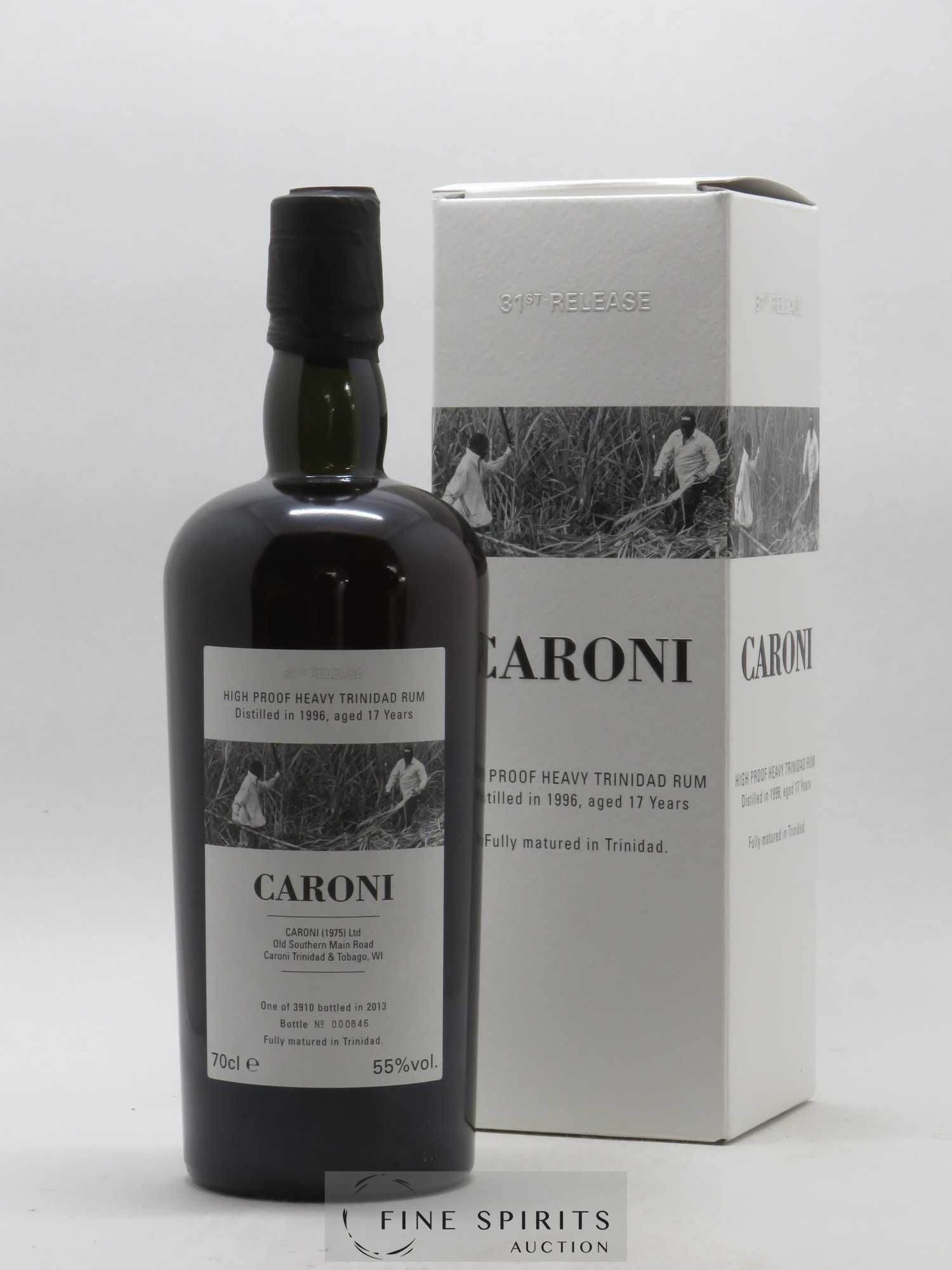 Caroni 17 years 1996 Velier High Proof 31st Release - One of 3910 - bottled 2013 - Lot de 1 bouteille - 0
