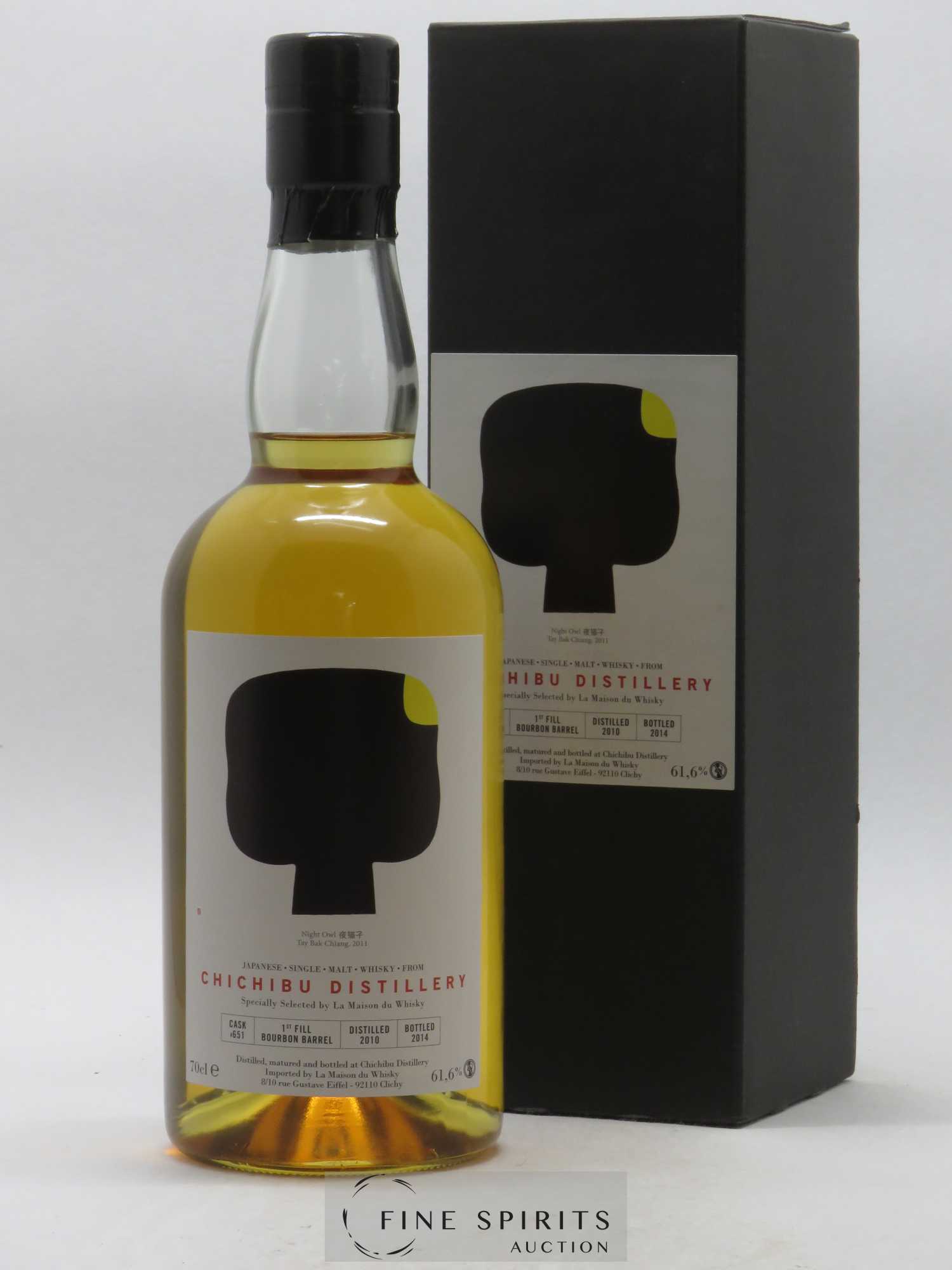 Chichibu 2010 Of. Single Cask n°651 bottled 2014 LMDW 1st fill Bourbon Barrel - Lot de 1 bouteille - 0