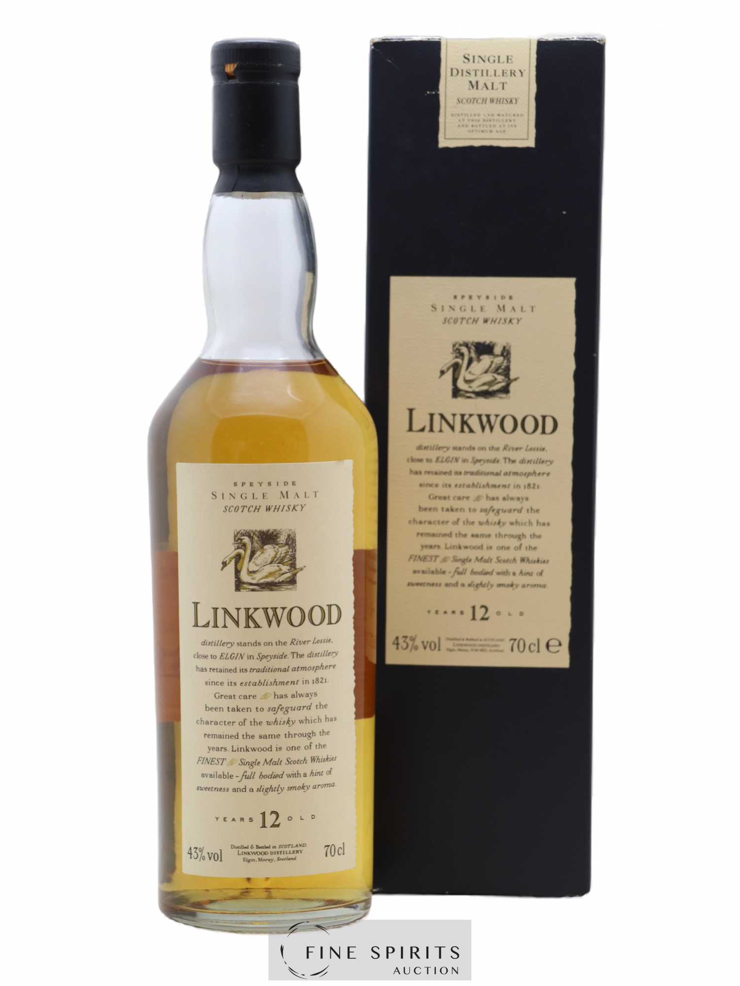 Linkwood 12 years Of. Flora & Fauna - Lot de 1 bouteille - 0