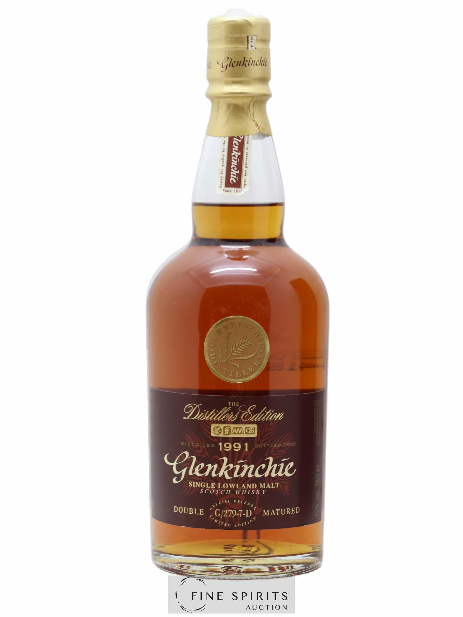 Glenkinchie 1991 Of. The Distillers Edition Special Release G-279-7-D - bottled 2005 Limited Edition - Lot de 1 bouteille - 1