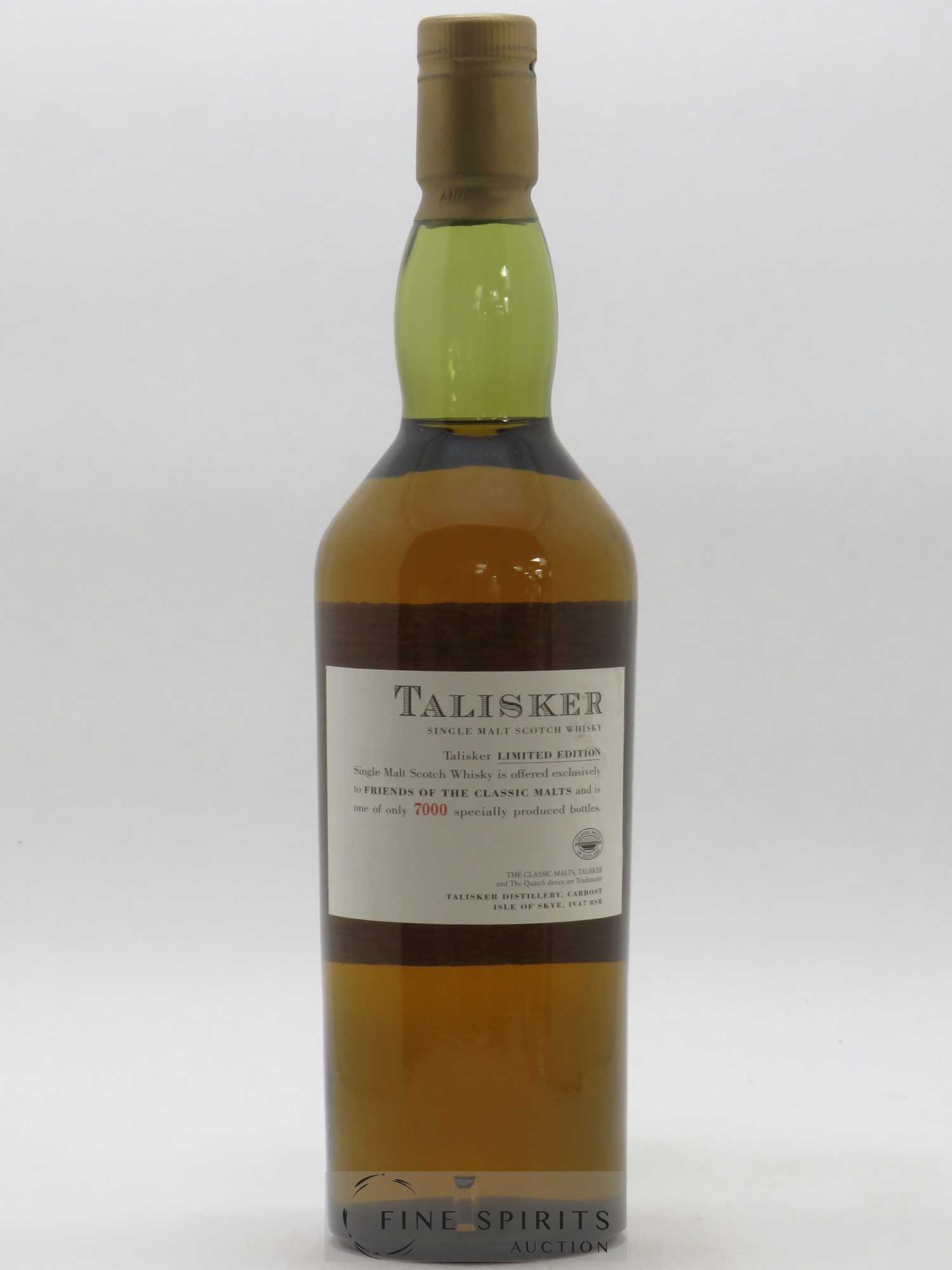 Talisker 1989 Of. One of 7000 - bottled 1999 Friends of the Classic Malts Limited Edition - Lot de 1 bouteille - 1
