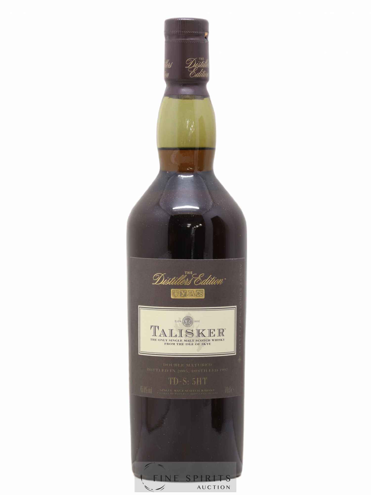 Talisker 1992 Of. The Distillers Edition Cask n° TD-S 5HT - bottled 2005 - Lot de 1 bouteille - 1
