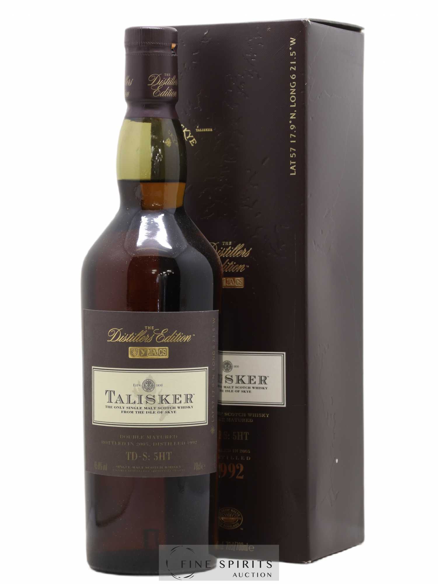 Talisker 1992 Of. The Distillers Edition Cask n° TD-S 5HT - bottled 2005 - Lot de 1 bouteille - 0