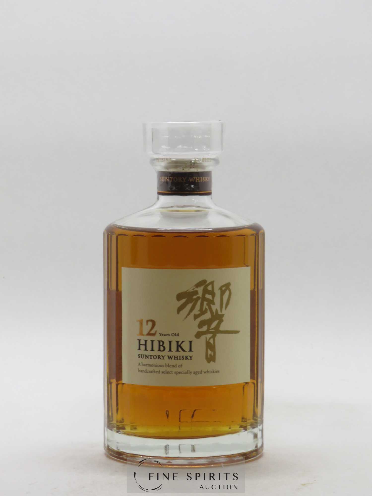 Hibiki 12 years Of. Suntory (70cl.) - Lot de 1 bouteille - 1