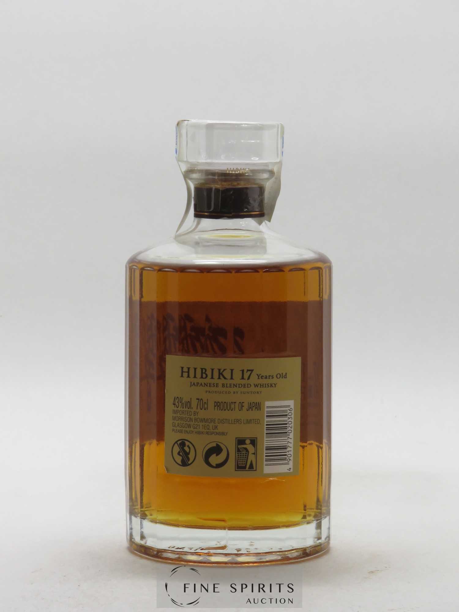 Hibiki 17 years Of. Suntory - Lot de 1 bouteille - 2