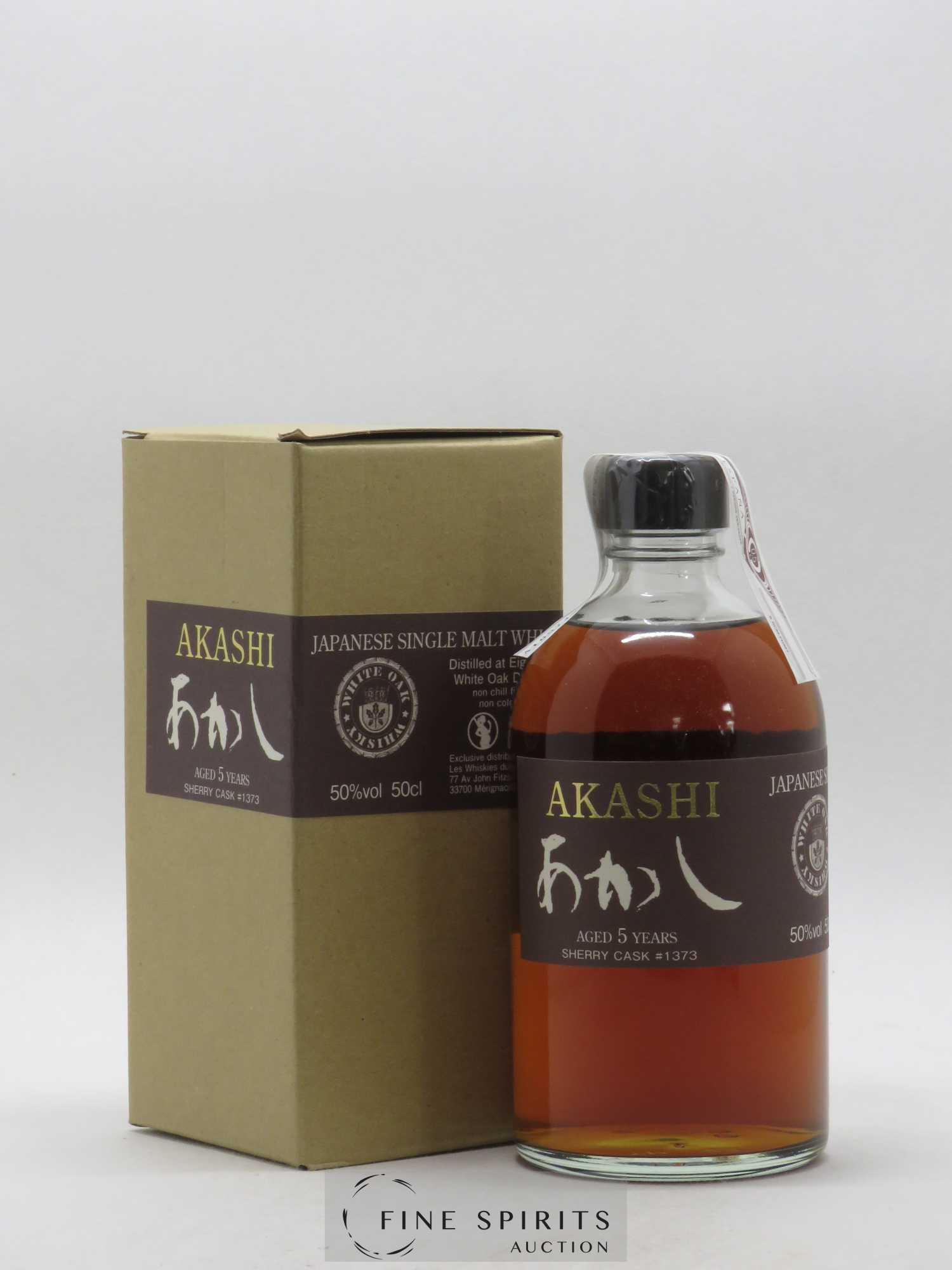 Akashi 5 years Of. Sherry Cask n°1373 50cl - Lot de 1 bouteille - 0