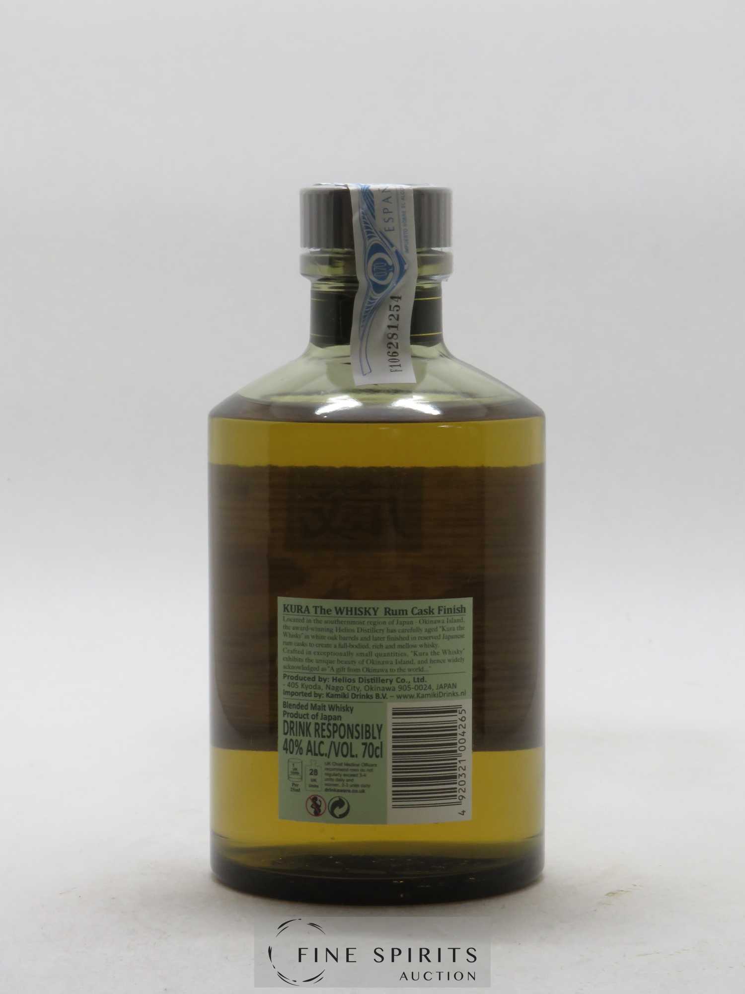 Kura Of. Rum Cask Finish - Lot de 1 bouteille - 2