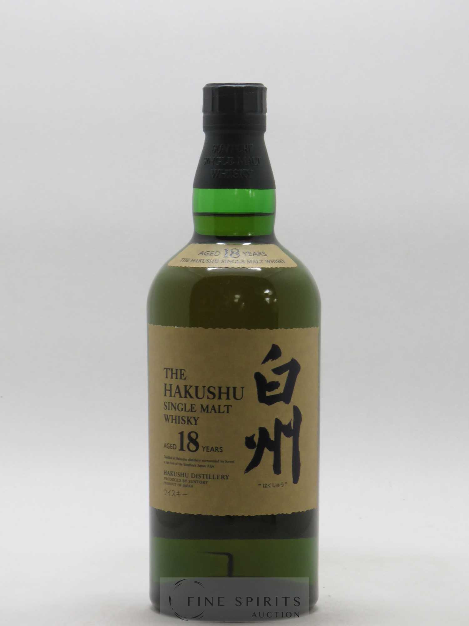 Hakushu 18 years Of. - Lot de 1 bouteille - 2