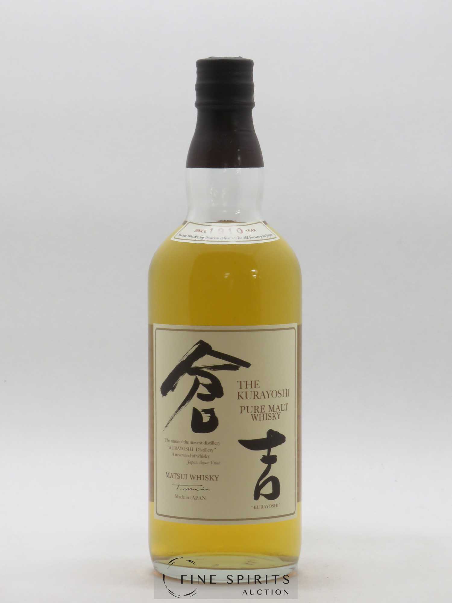 The Kurayoshi Of. Pure Malt Matsui Whisky - Lot of 1 bottle - 1