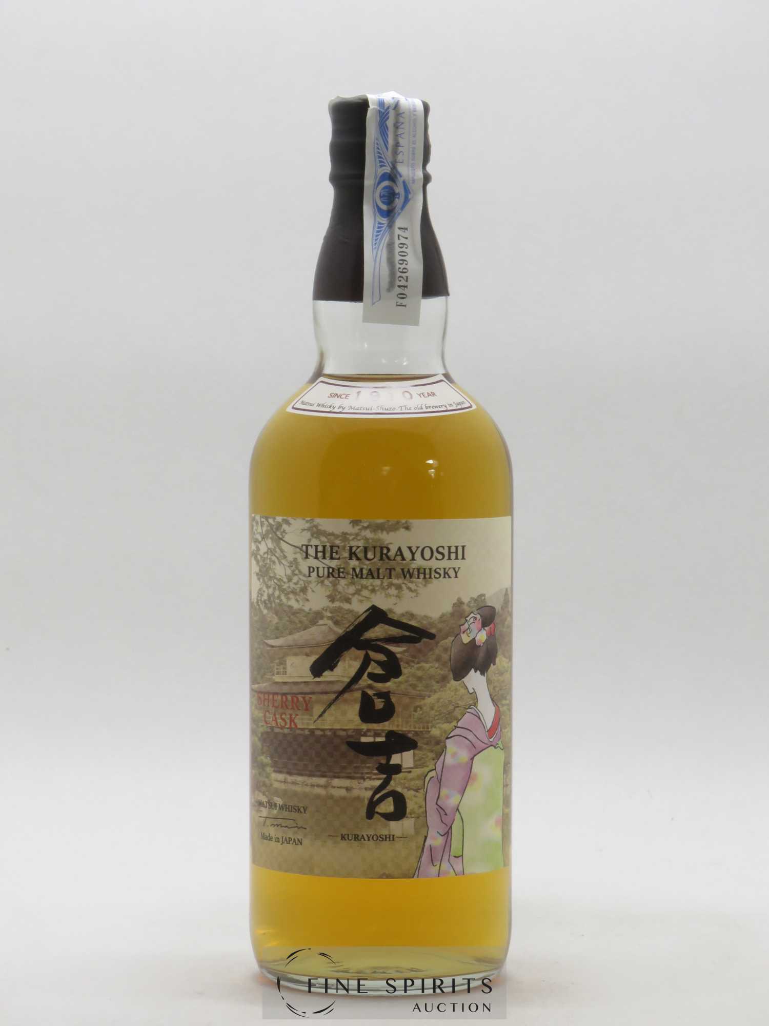 The Kurayoshi Of. Pure Malt Sherry Cask Matsui Whisky - Lot de 1 bouteille - 1