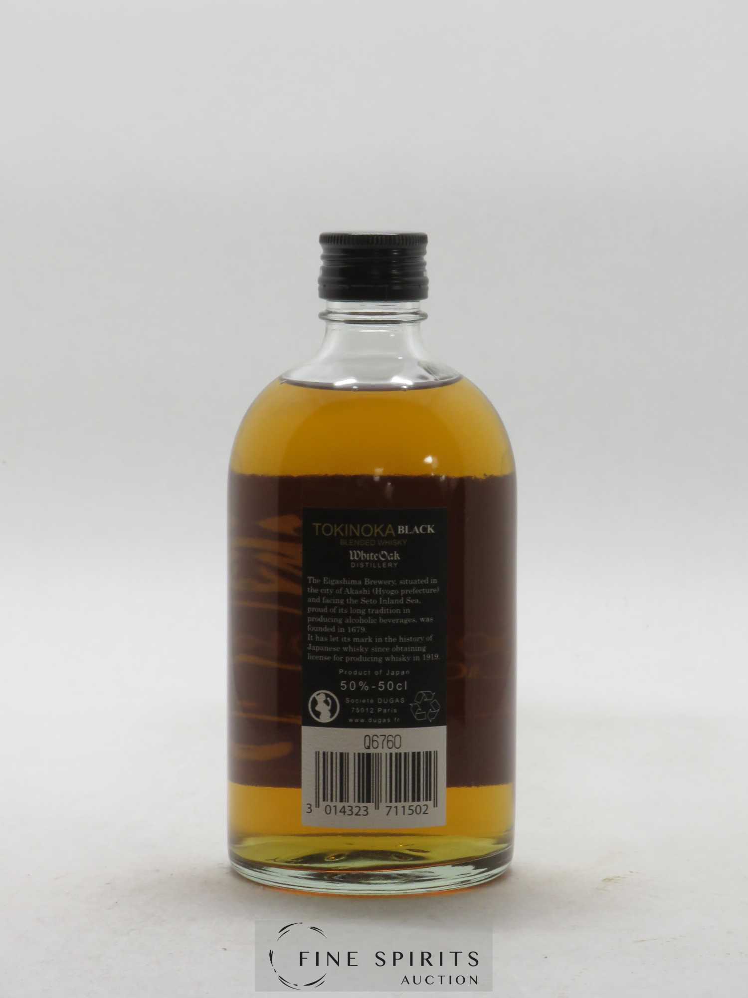 Tokinoka Of. Black White Oak 50cl - Lot de 1 bouteille - 2