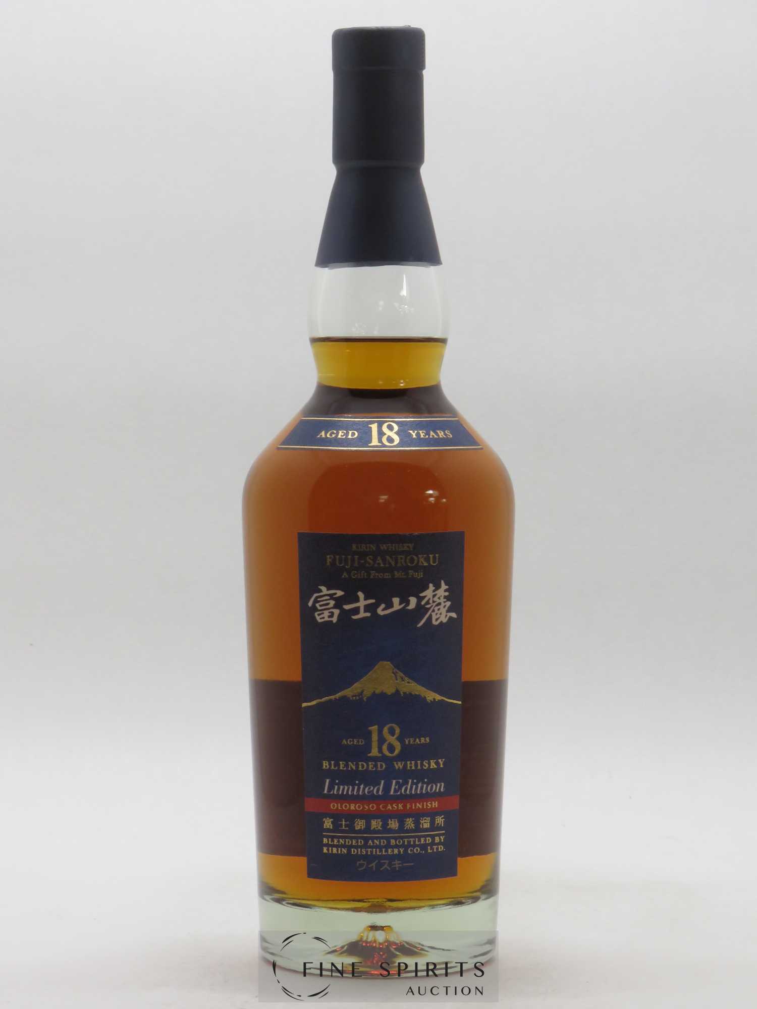 Kirin Fuji-Sanroku 18 years Of. A gift from Mt. Fuji Olorosso Cask Finish Limited Edition - Lot de 1 bouteille - 1
