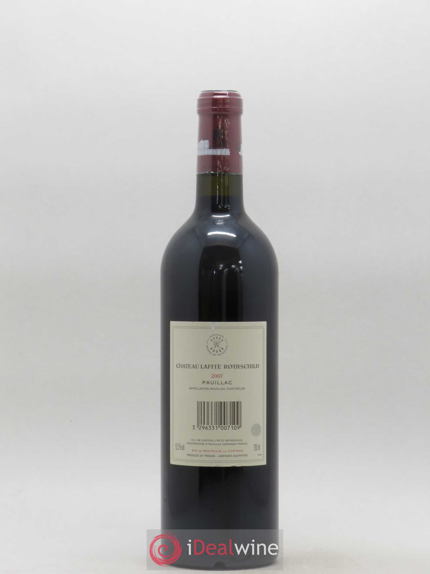 Château Lafite Rothschild 1er Grand Cru Classé 2007 - Lot de 1 bouteille - 1