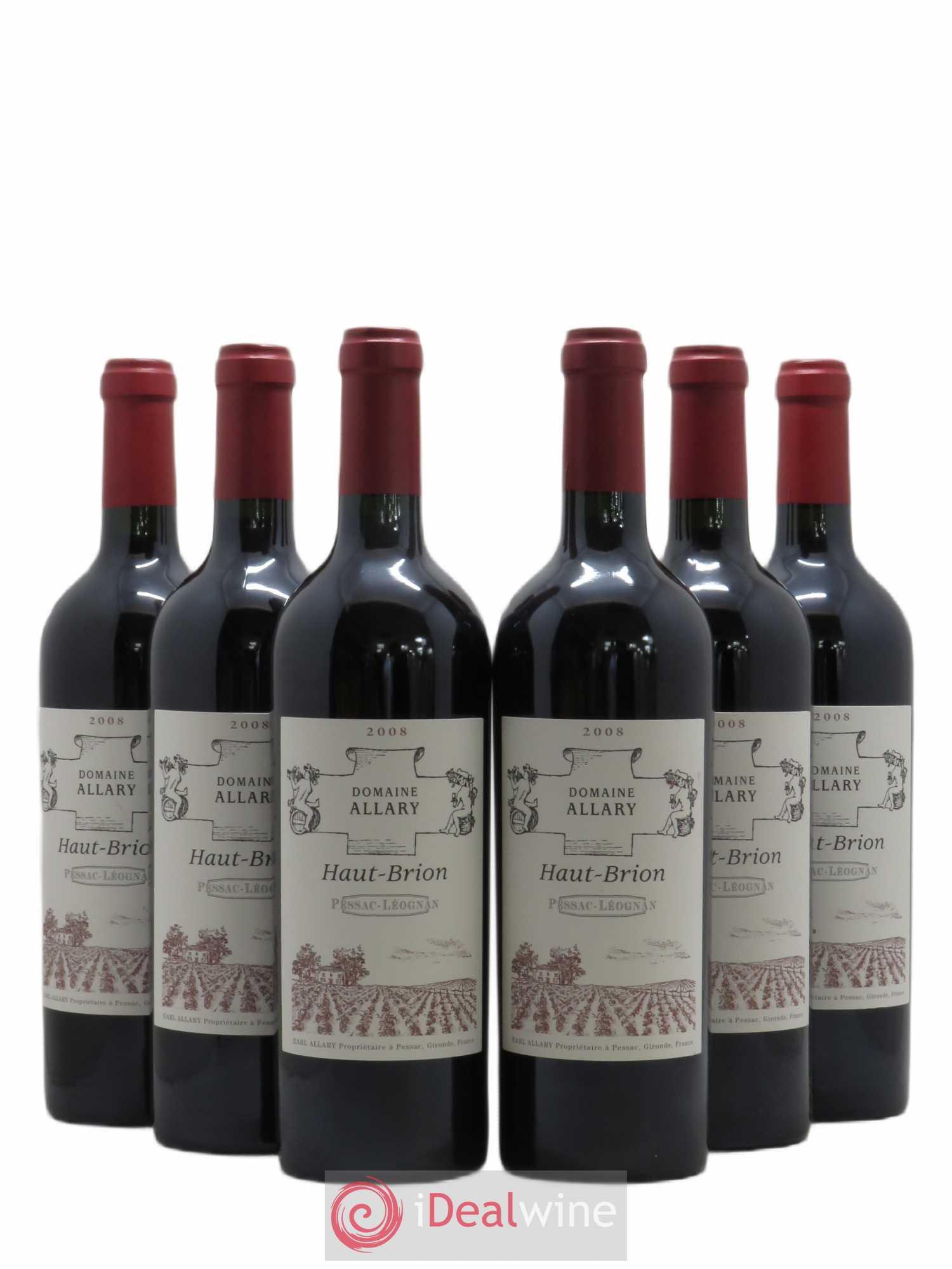 Domaine Allary Haut-Brion 2008 - Lot de 6 bouteilles - 0