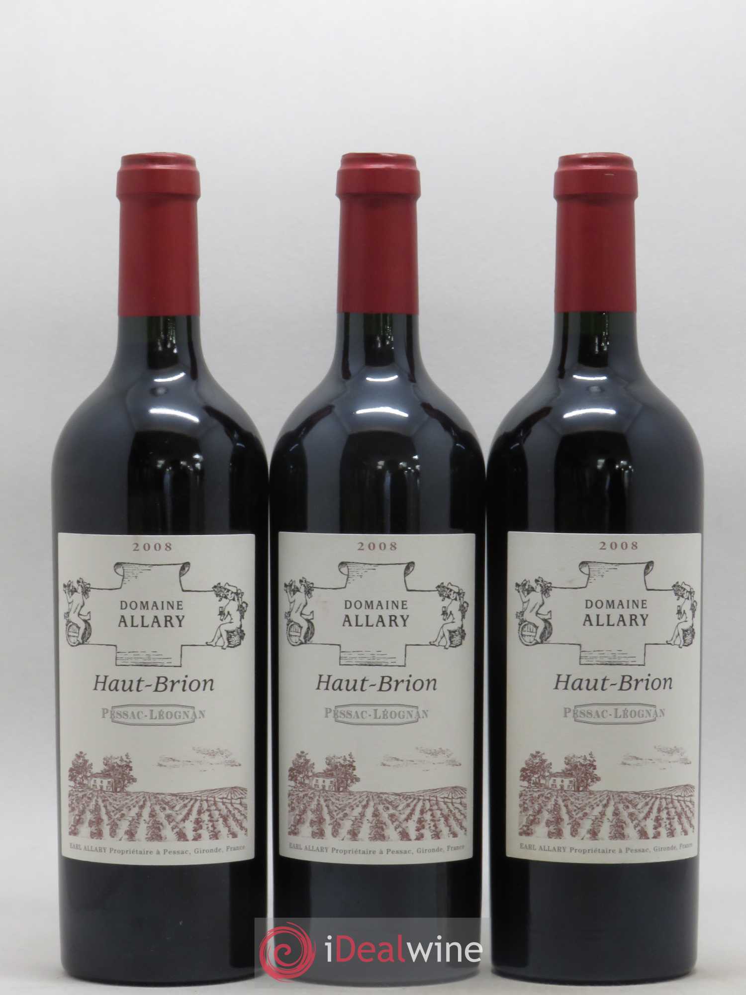 Domaine Allary Haut-Brion 2008 - Lot de 3 bouteilles - 0